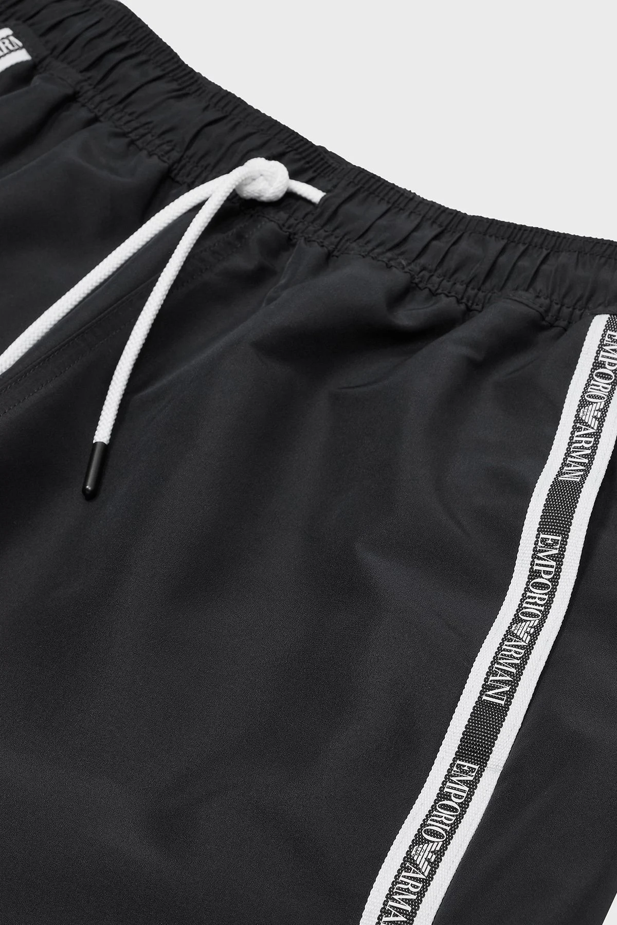 Emporio Armani Regular Fit Belden Bağlamalı Logolu Erkek Mayo Short EM001382 AF12333 UC001 SİYAH - 4