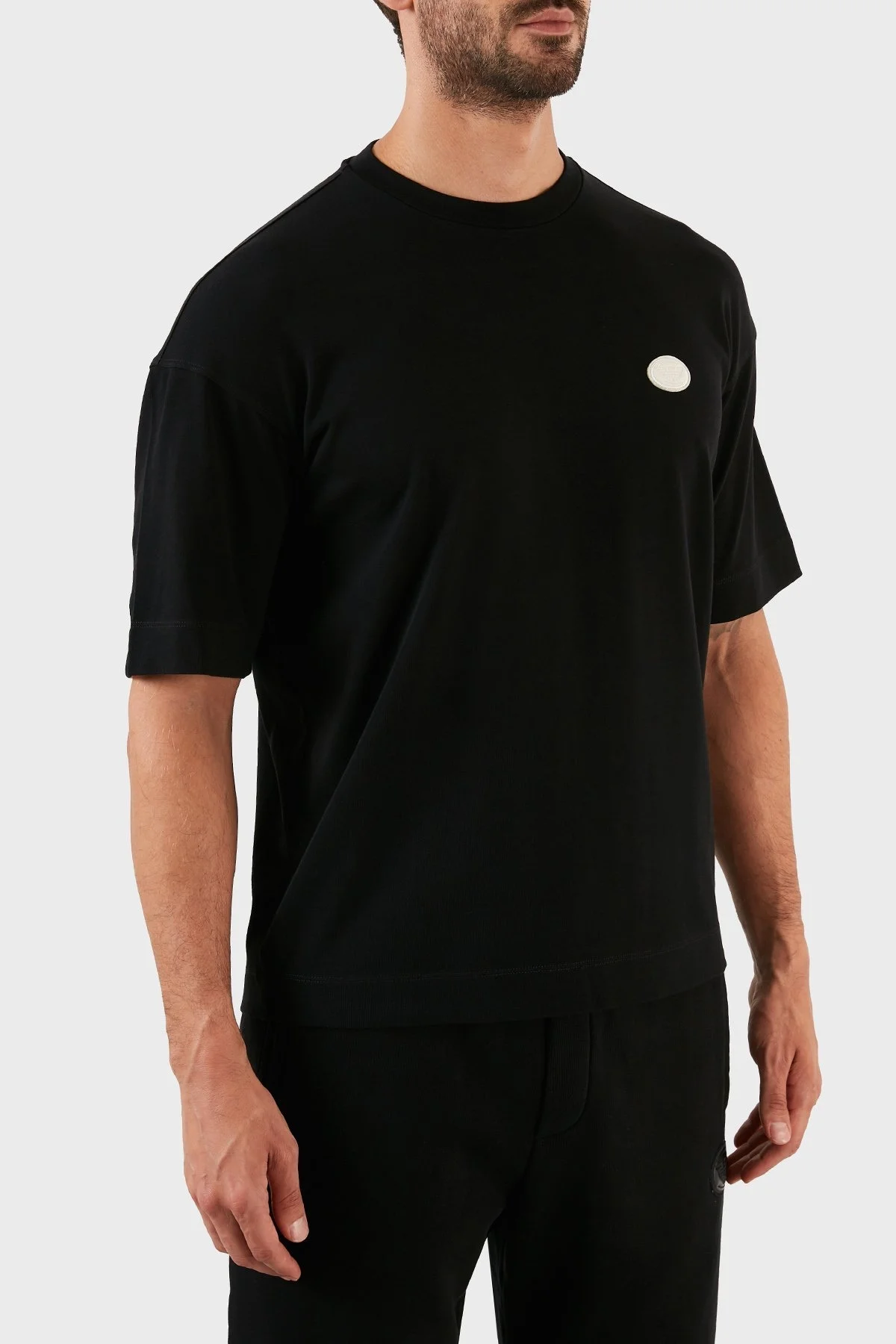 Emporio Armani Regular Fit Bisiklet Yaka % 100 Pamuk Erkek T Shirt 6L1TA0 1JWZZ 0999 SİYAH - 3