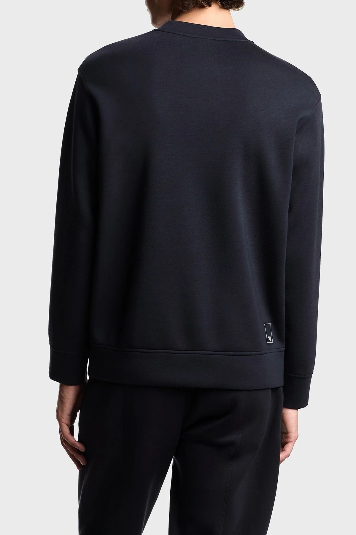 Emporio Armani Regular Fit Bisiklet Yaka Cepli Erkek Sweat EM003052 AF17545 UB118 LACİVERT - 3