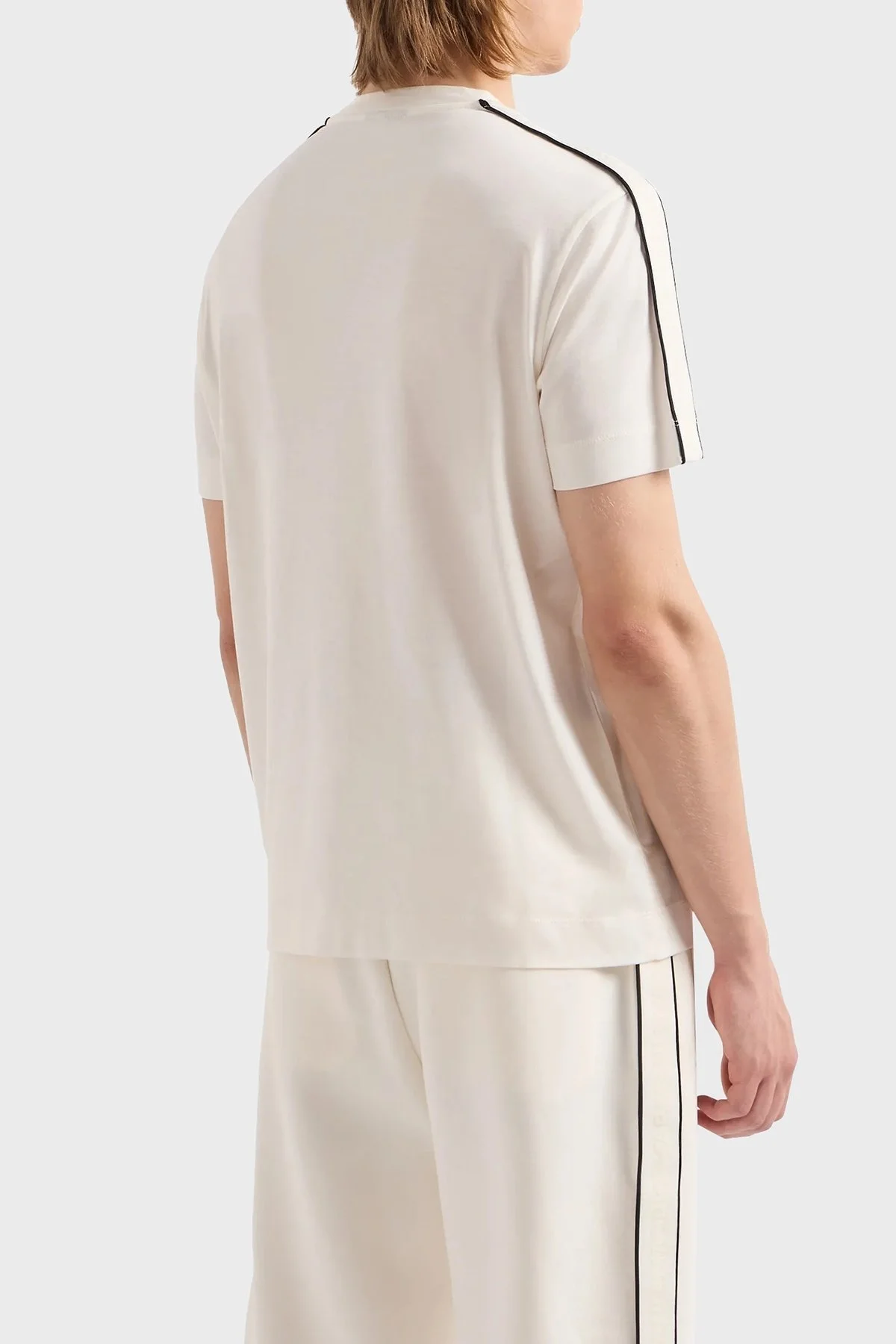 Emporio Armani Regular Fit Bisiklet Yaka Erkek T Shirt 3D1TD3 1JUVZ 0128 EKRU - 3