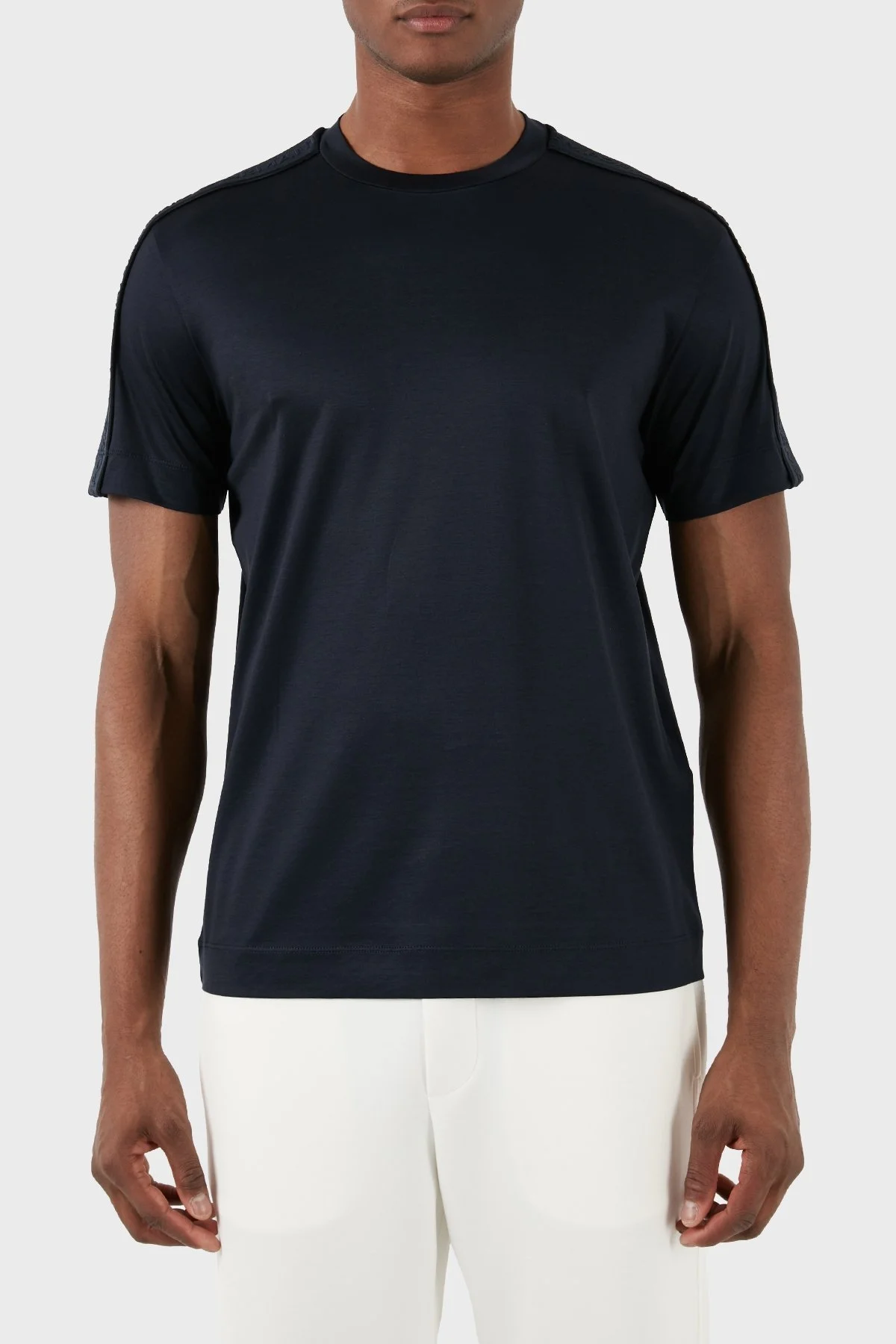 Emporio Armani Regular Fit Bisiklet Yaka Erkek T Shirt 3D1TD3 1JUVZ 0920 LACİVERT - 1