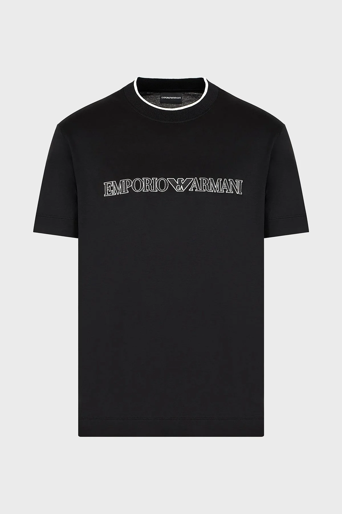 Emporio Armani Regular Fit Bisiklet Yaka Erkek T Shirt 3D1TD4 1JUVZ 0055 SİYAH - 4