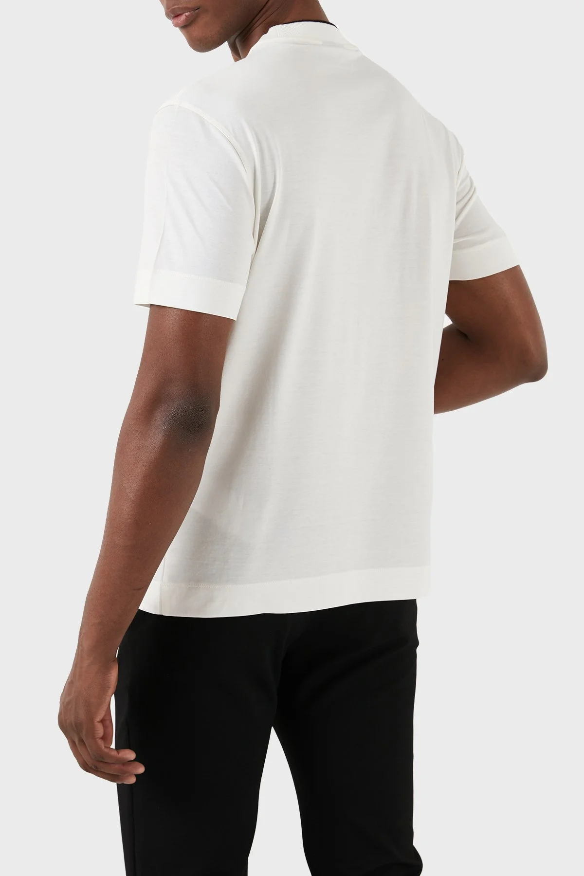 Emporio Armani Regular Fit Bisiklet Yaka Erkek T Shirt 3D1TD4 1JUVZ 01A8 BEJ - 5