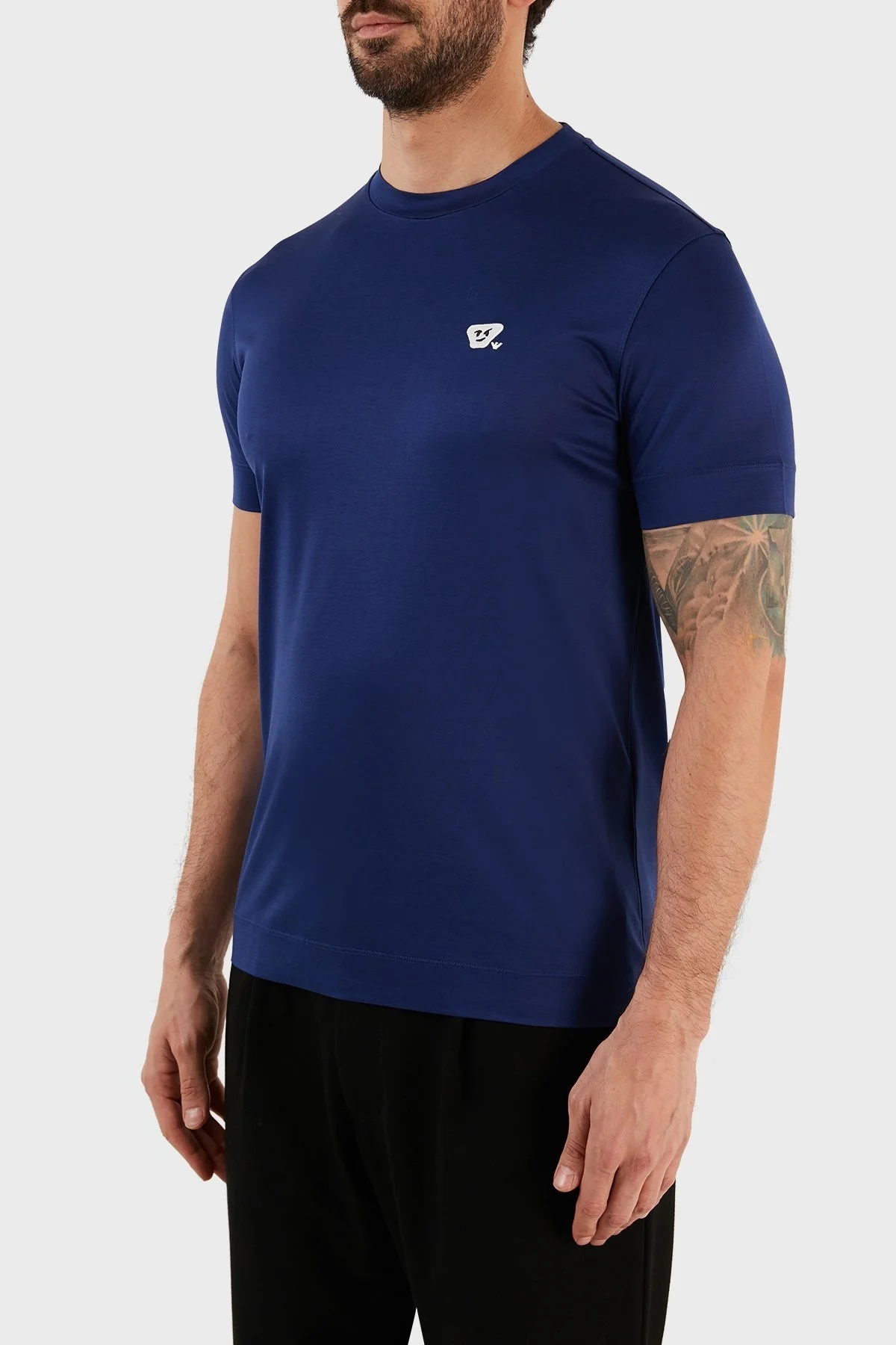 Emporio Armani Regular Fit Bisiklet Yaka Erkek T Shirt 8N1TEW 1JUVZ 0862 SAKS - 2