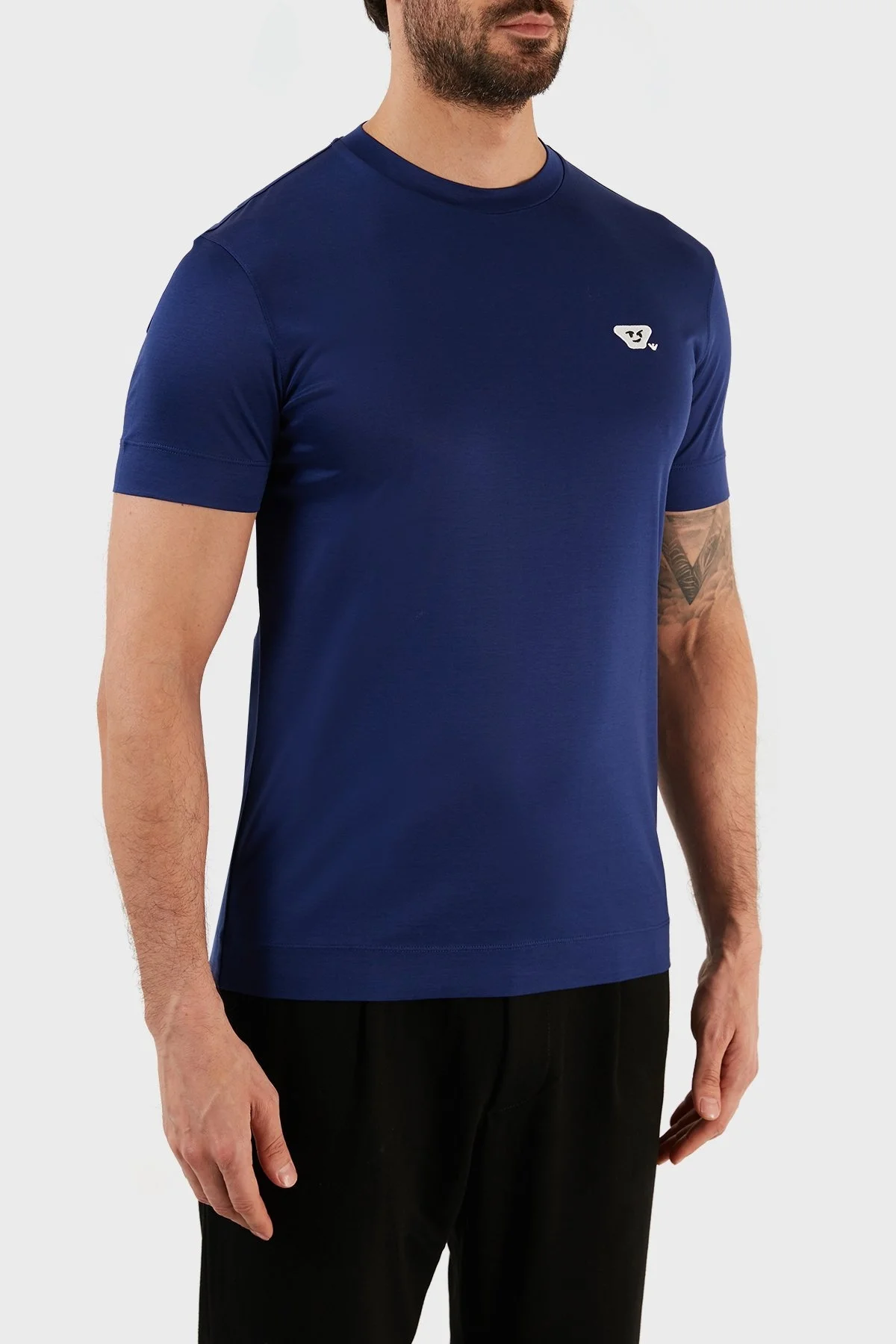 Emporio Armani Regular Fit Bisiklet Yaka Erkek T Shirt 8N1TEW 1JUVZ 0862 SAKS - 3