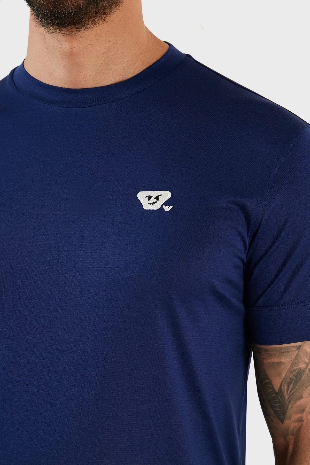 Emporio Armani Regular Fit Bisiklet Yaka Erkek T Shirt 8N1TEW 1JUVZ 0862 SAKS - 4