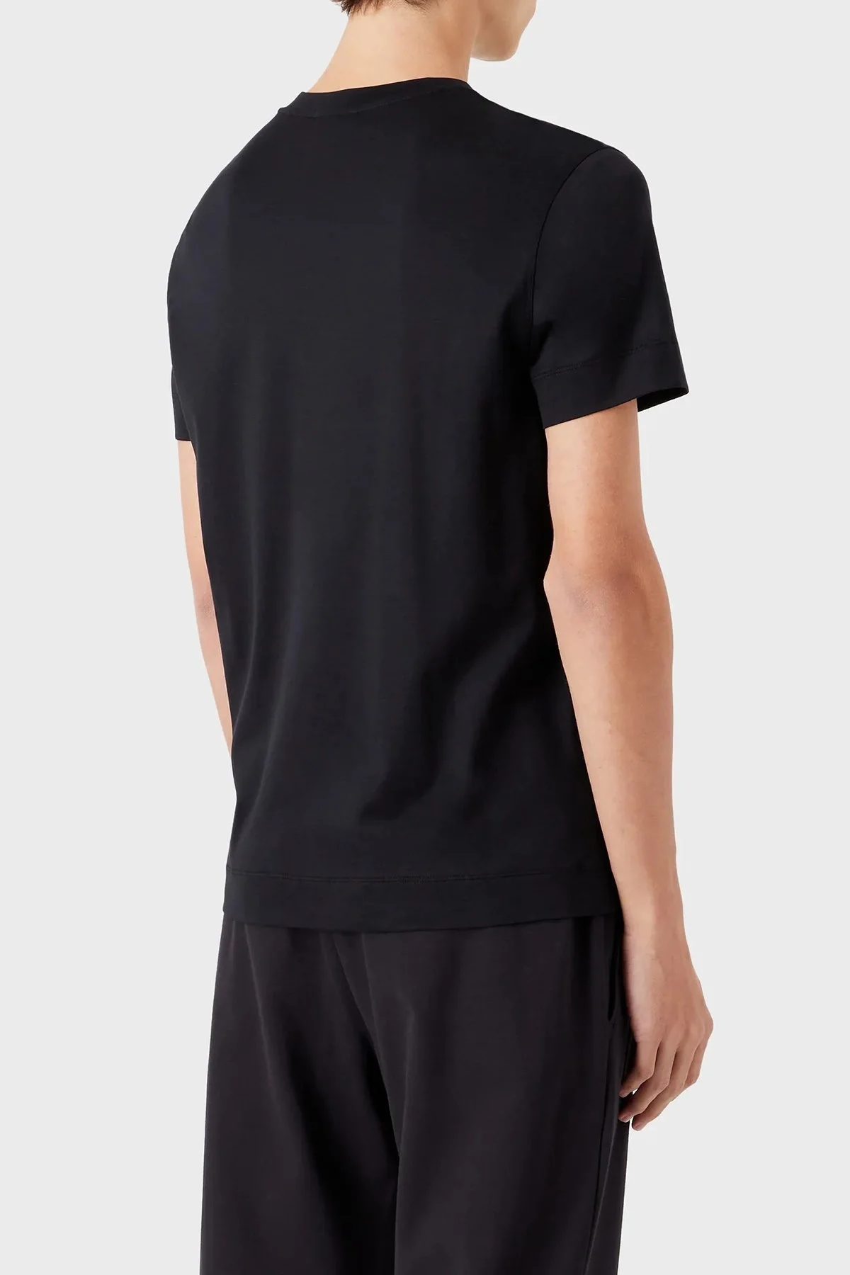 Emporio Armani Regular Fit Bisiklet Yaka Erkek T Shirt 8N1TEW 1JUVZ 0920 LACİVERT - 2