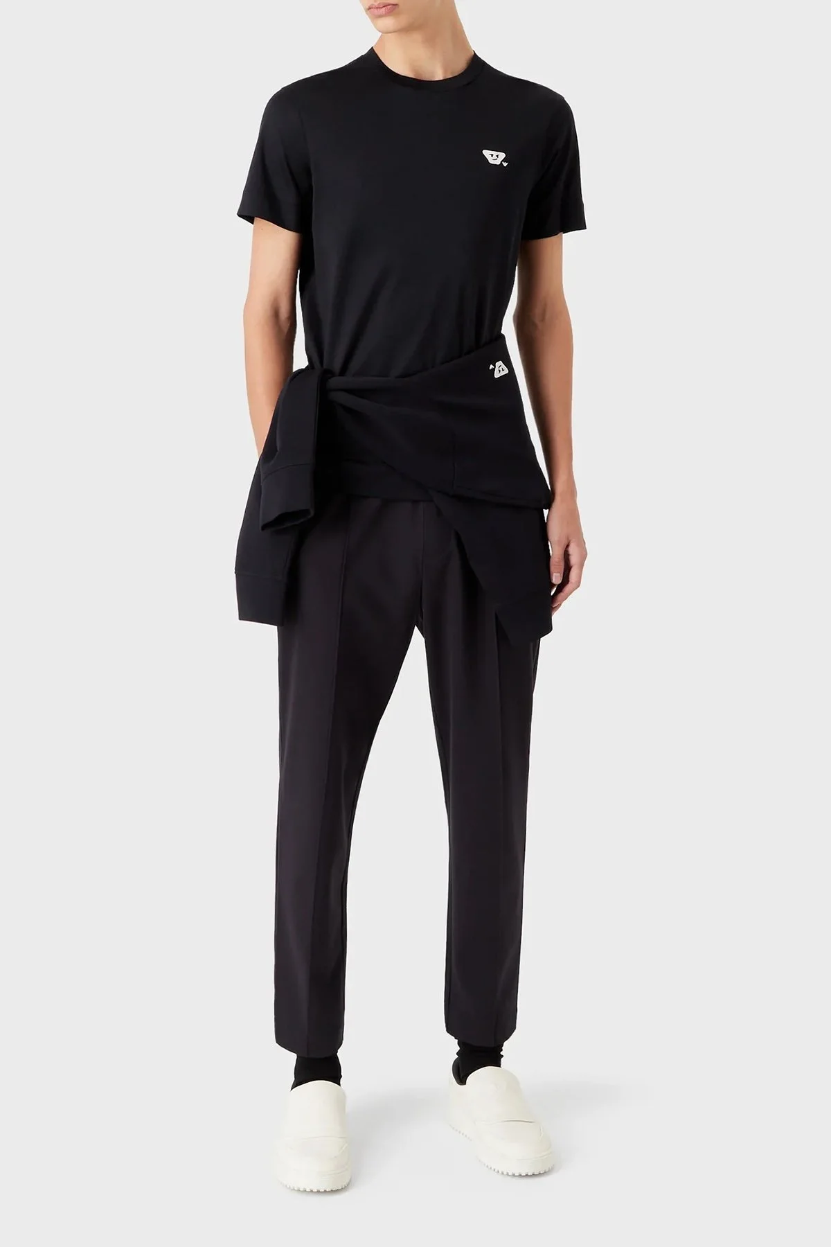 Emporio Armani Regular Fit Bisiklet Yaka Erkek T Shirt 8N1TEW 1JUVZ 0920 LACİVERT - 3