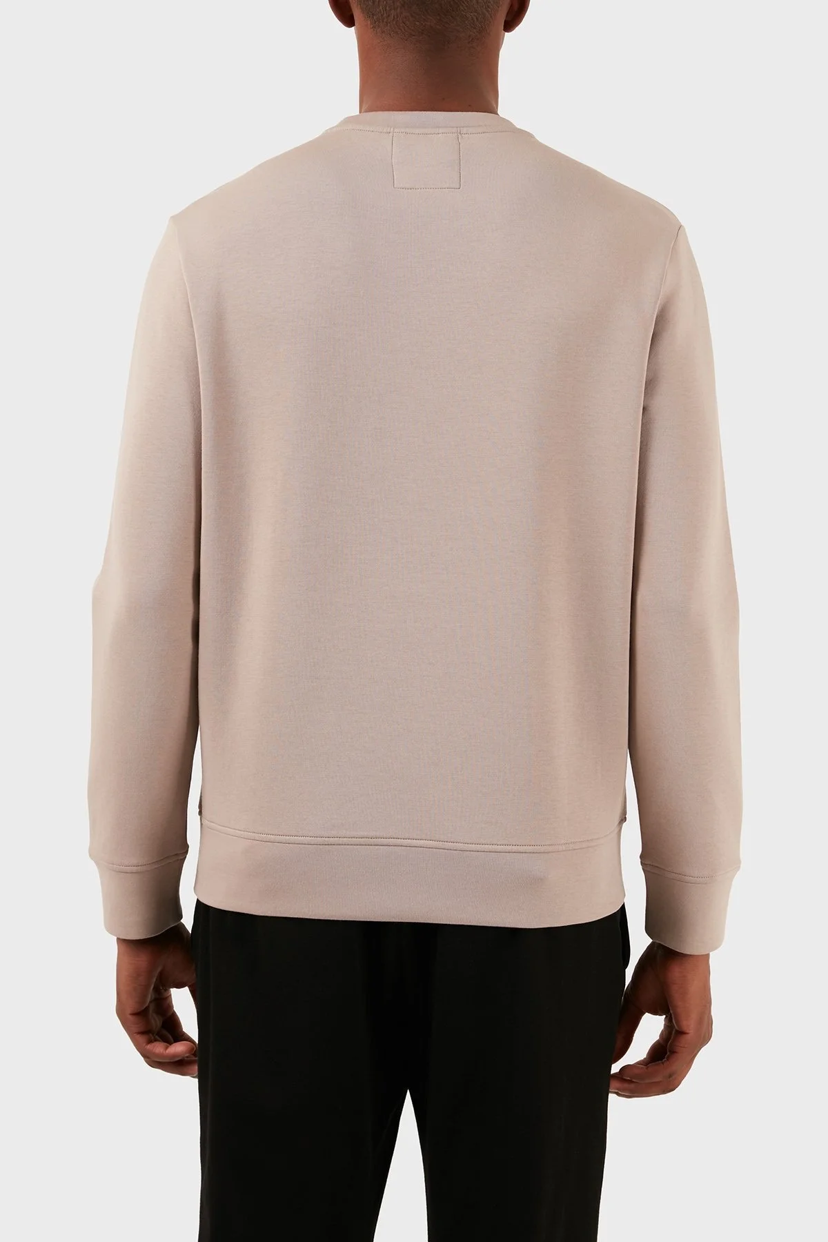 Emporio Armani Regular Fit Bisiklet Yaka Pamuklu Erkek Sweat 8N1MD1 1JHSZ 0650 BEJ - 7