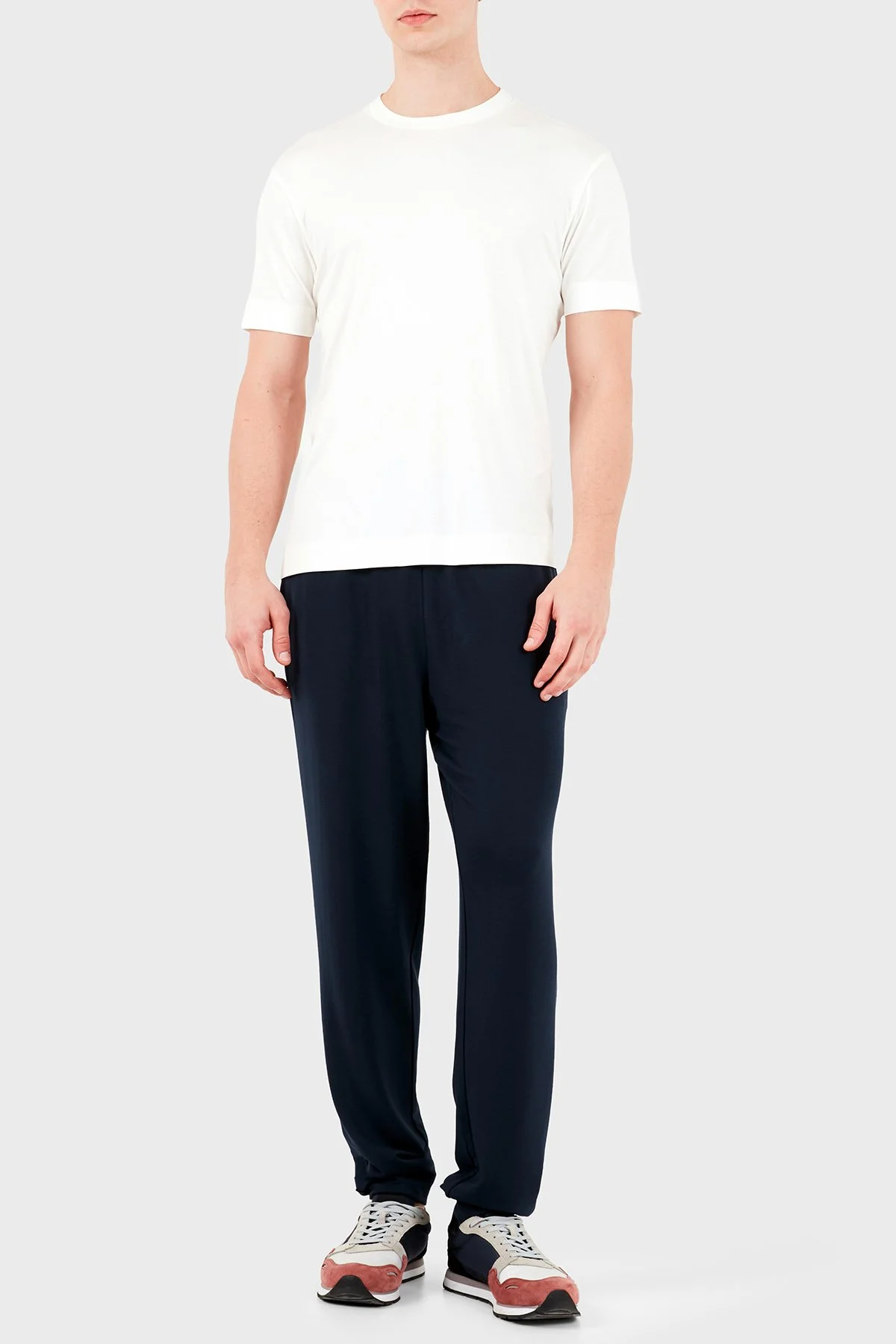 Emporio Armani Regular Fit Bisiklet Yaka T-Shirt Erkek T Shirt EM007357 AF13721 U0003 Beyaz - 2