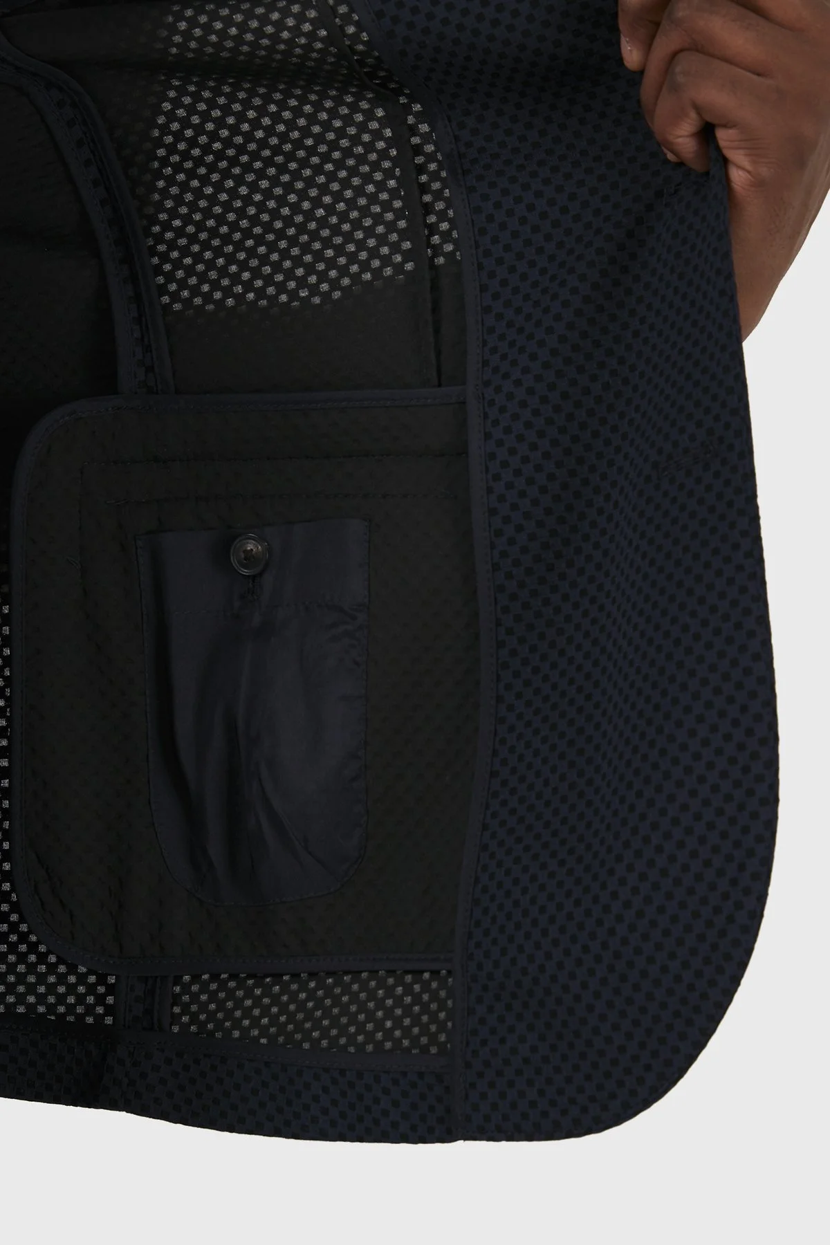 Emporio Armani Regular Fit Blazer Erkek Ceket E31G37 F1424 920 LACİVERT - 12