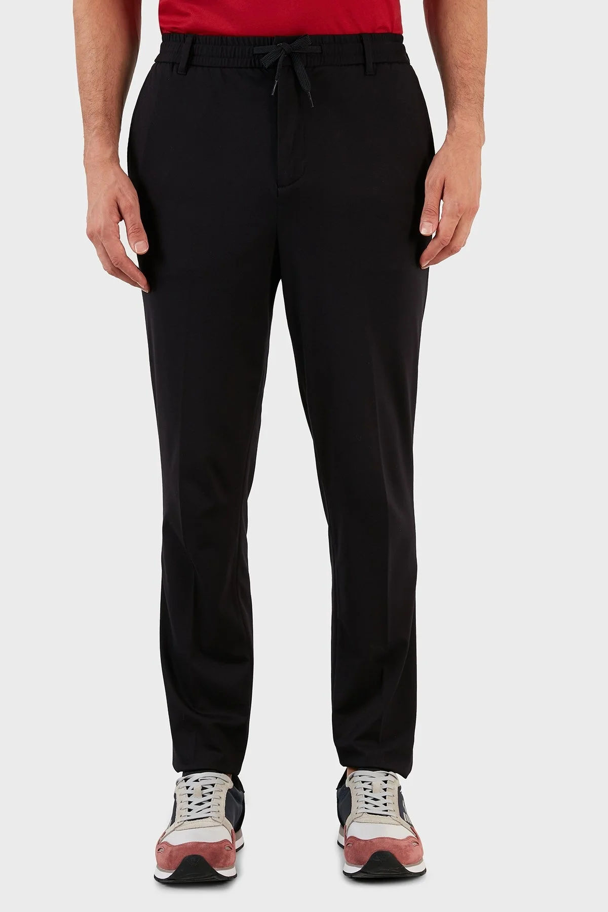 Emporio Armani Regular Fit Cepli Belden Bağlamalı Spor Erkek Pantolon 6L1PCA 1JGXZ 0920 LACİVERT - 2