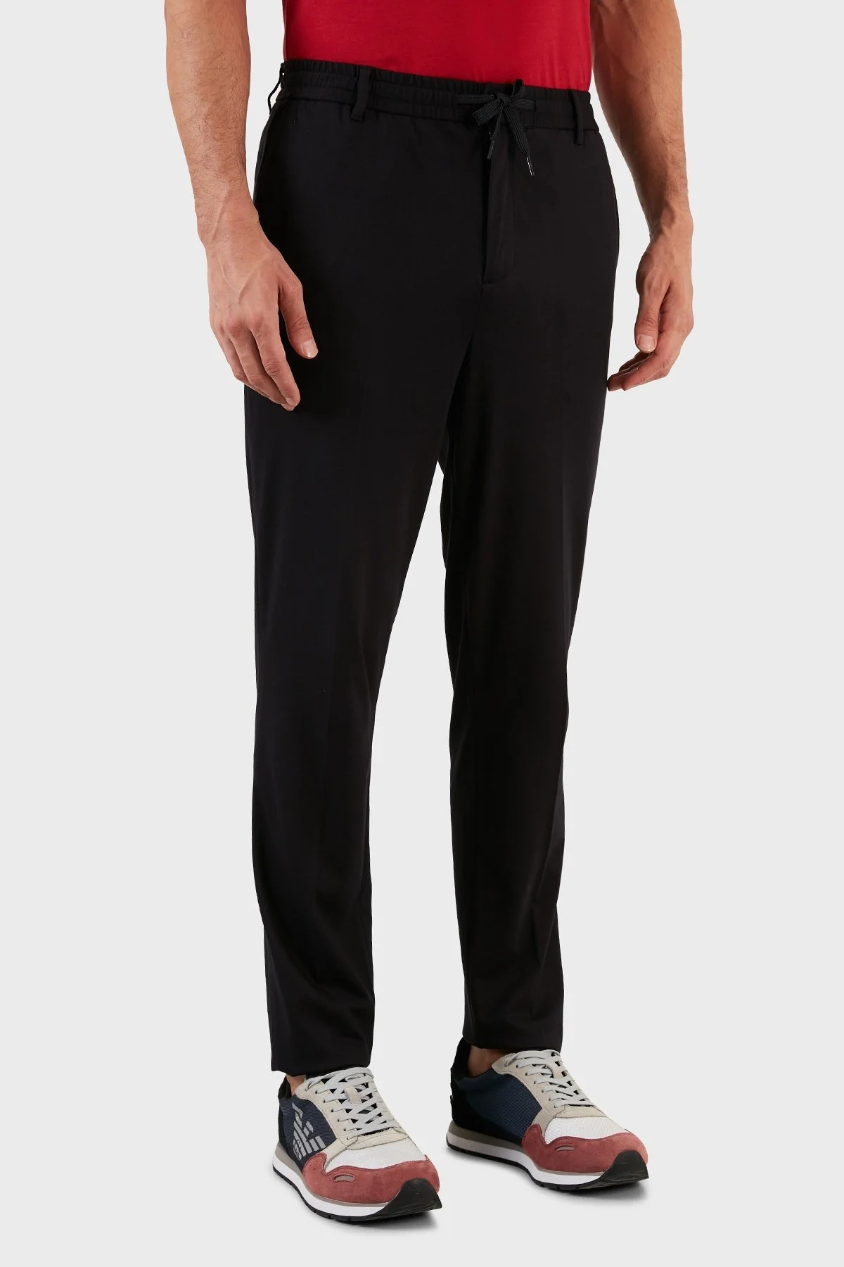 Emporio Armani Regular Fit Cepli Belden Bağlamalı Spor Erkek Pantolon 6L1PCA 1JGXZ 0920 LACİVERT - 4