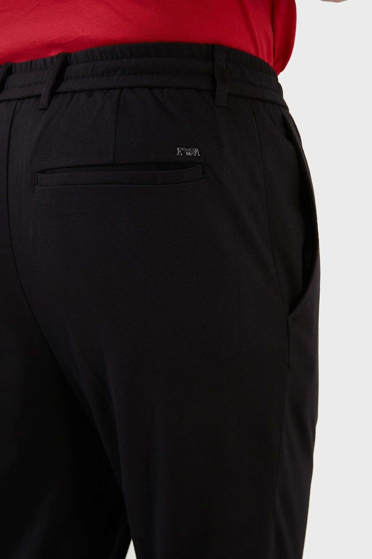 Emporio Armani Regular Fit Cepli Belden Bağlamalı Spor Erkek Pantolon 6L1PCA 1JGXZ 0920 LACİVERT - 7