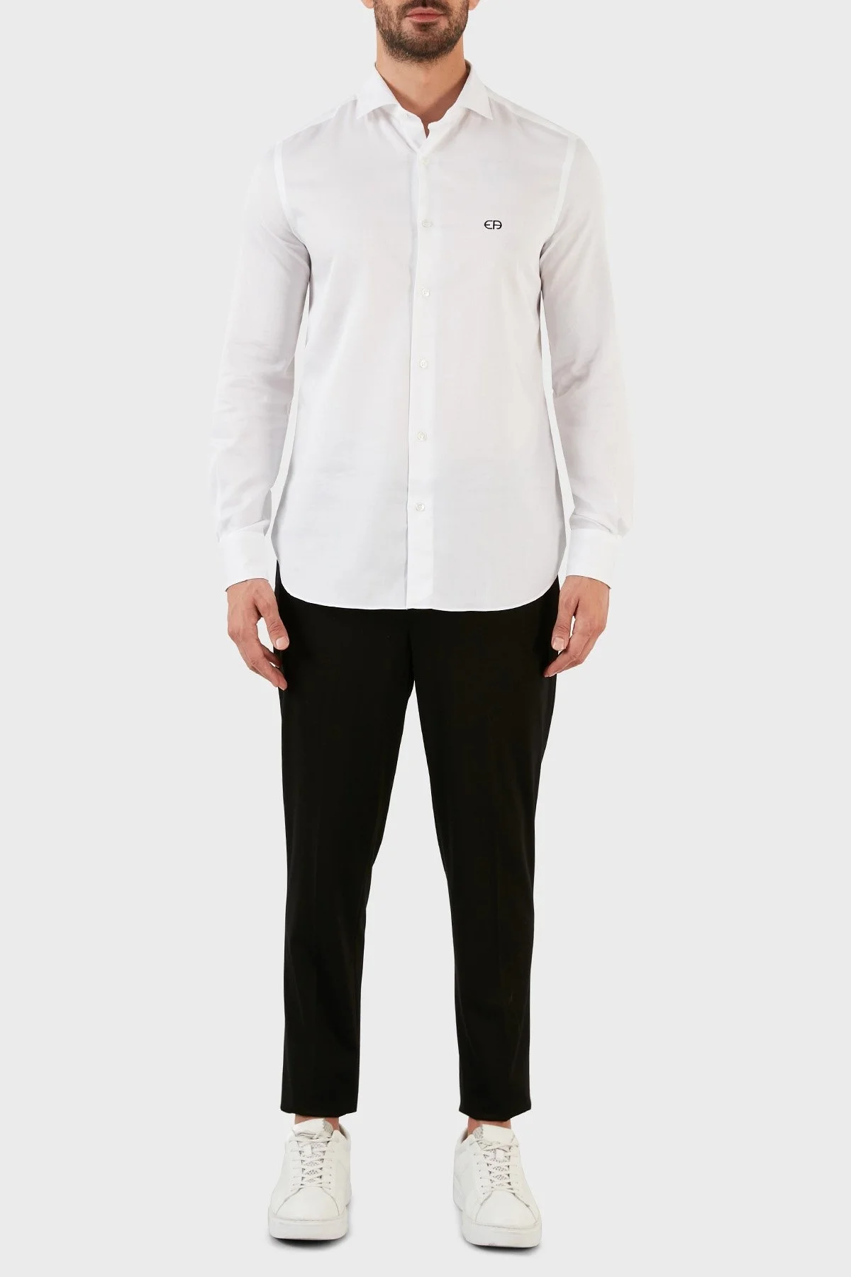 Emporio Armani Regular Fit Cepli Belden Bağlamalı Spor Erkek Pantolon 6L1PCA 1JGXZ 0999 SİYAH - 1