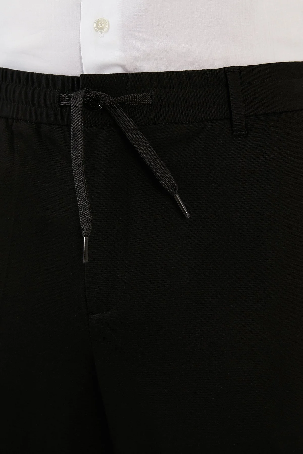 Emporio Armani Regular Fit Cepli Belden Bağlamalı Spor Erkek Pantolon 6L1PCA 1JGXZ 0999 SİYAH - 5