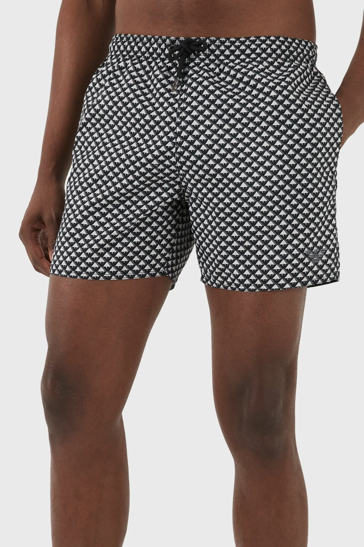 Emporio Armani Regular Fit Cepli Erkek Mayo Short 211740 4R436 02440 SİYAH - 2
