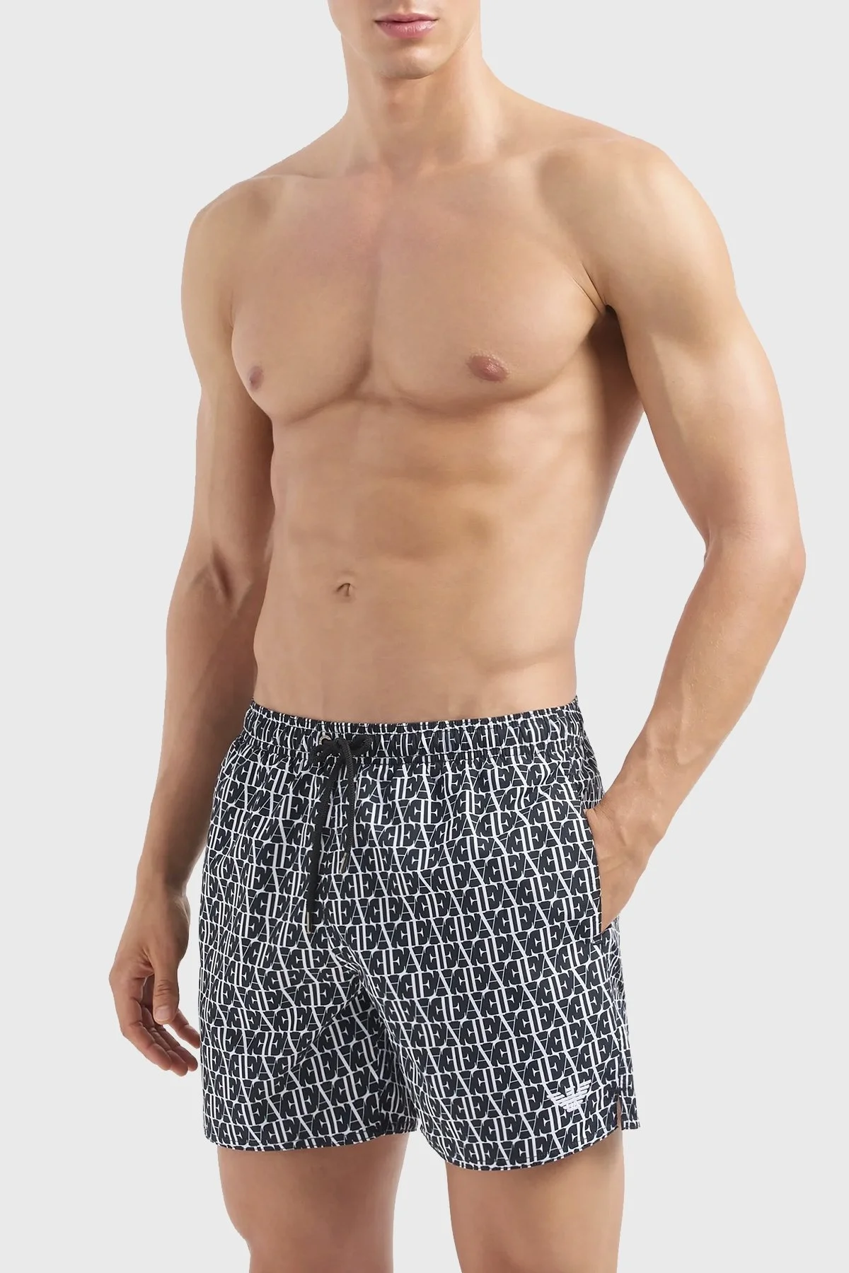 Emporio Armani Regular Fit Cepli Erkek Mayo Short 211740 4R436 07520 SİYAH - 2