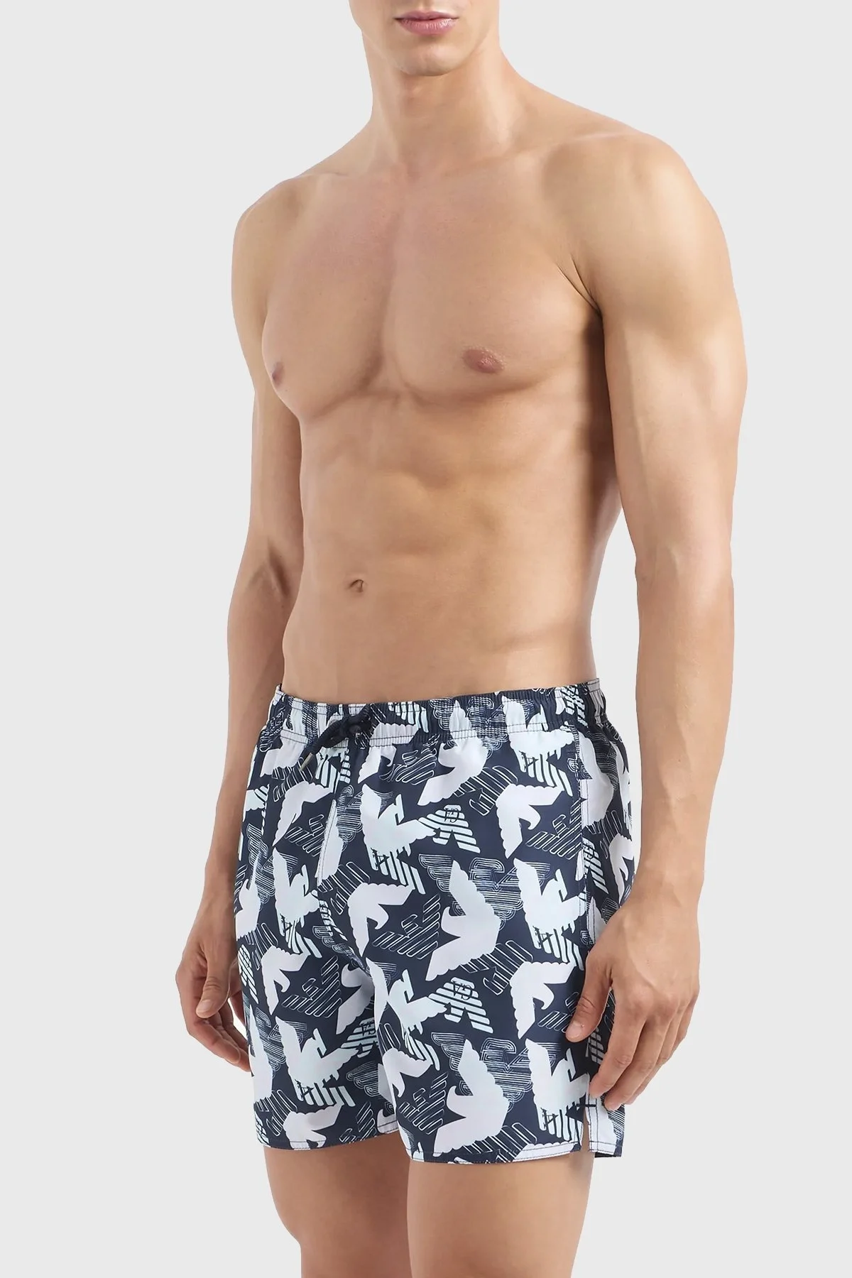 Emporio Armani Regular Fit Cepli Erkek Mayo Short 211740 4R444 62736 LACİVERT - 2