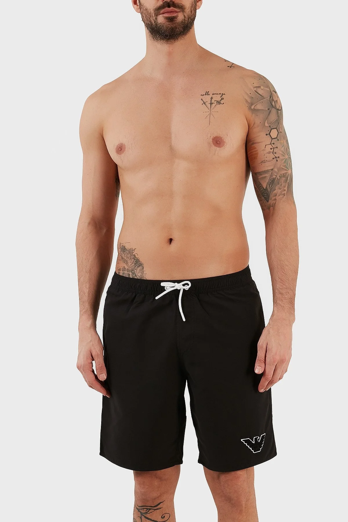 Emporio Armani Regular Fit Cepli Erkek Mayo Short 211753 3R427 00020 SİYAH - 1