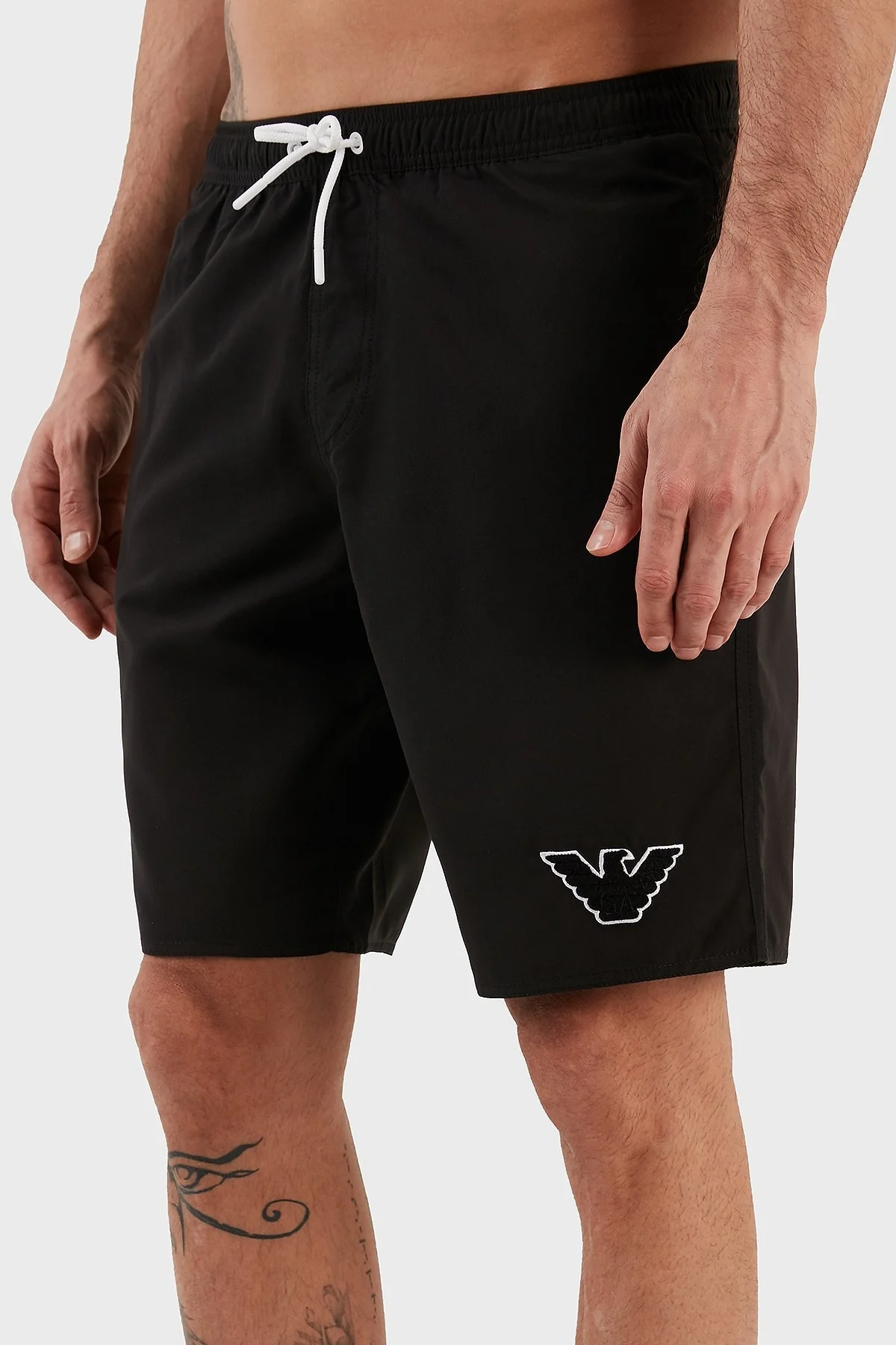 Emporio Armani Regular Fit Cepli Erkek Mayo Short 211753 3R427 00020 SİYAH - 4