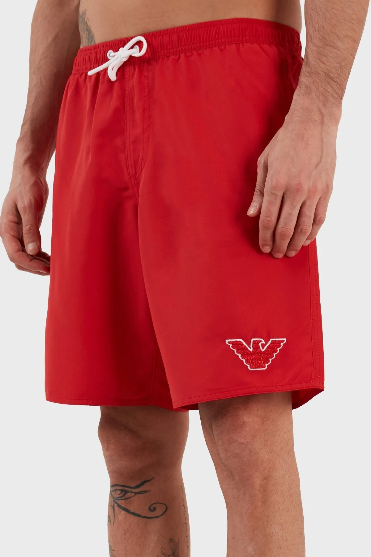 Emporio Armani Regular Fit Cepli Erkek Mayo Short 211753 3R427 00173 KIRMIZI - 3