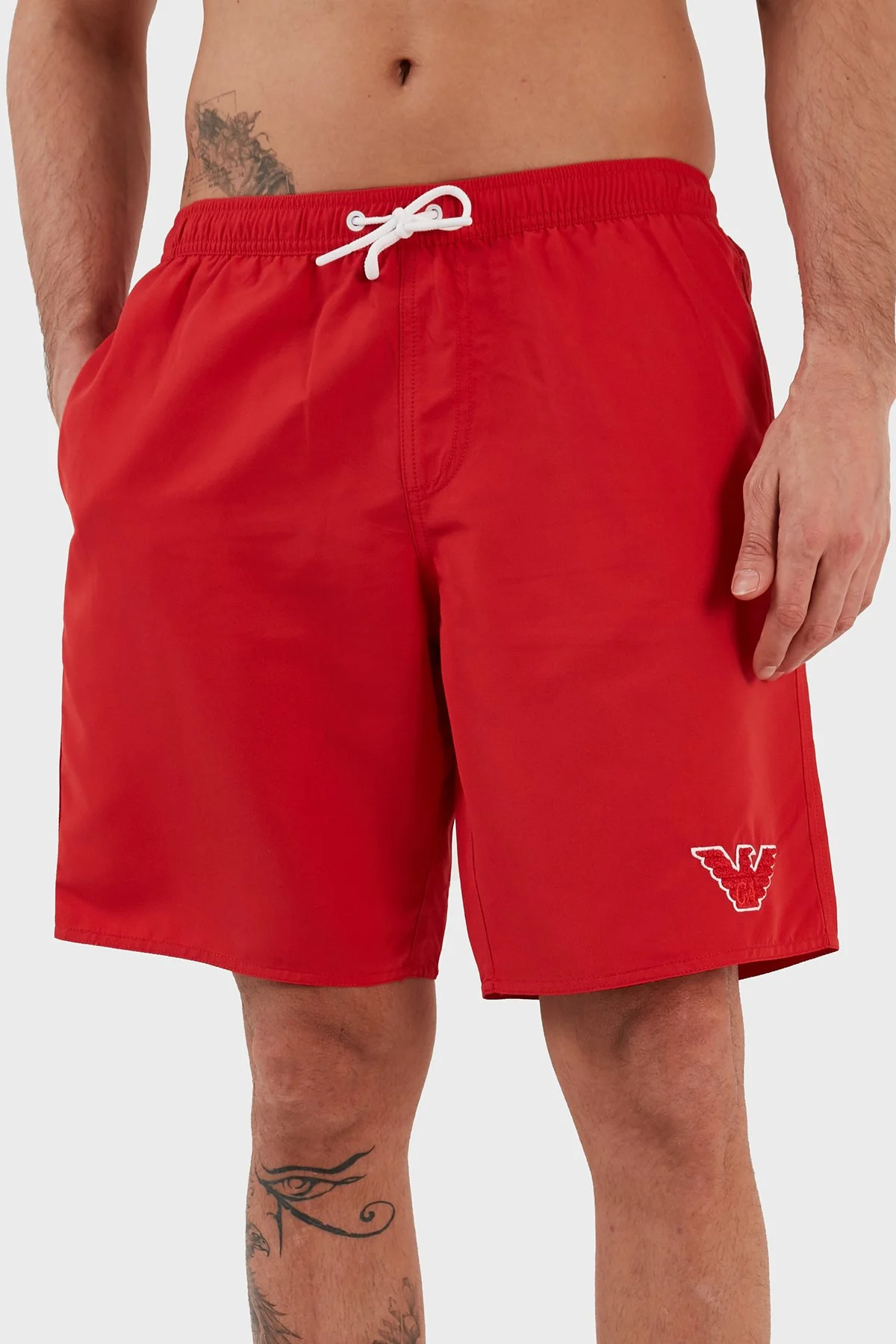 Emporio Armani Regular Fit Cepli Erkek Mayo Short 211753 3R427 00173 KIRMIZI - 2