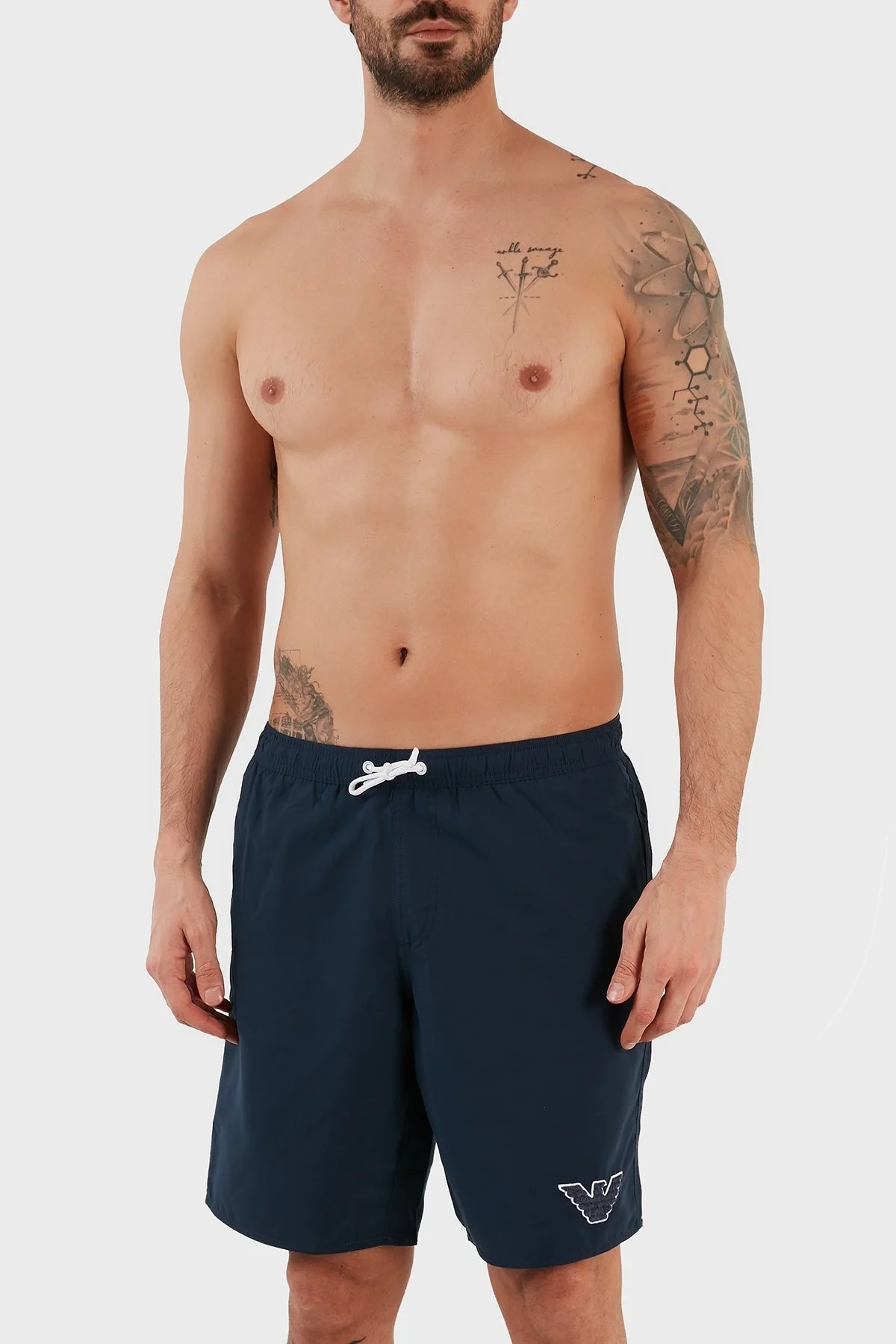 Emporio Armani Regular Fit Cepli Erkek Mayo Short 211753 3R427 06935 LACİVERT - 1