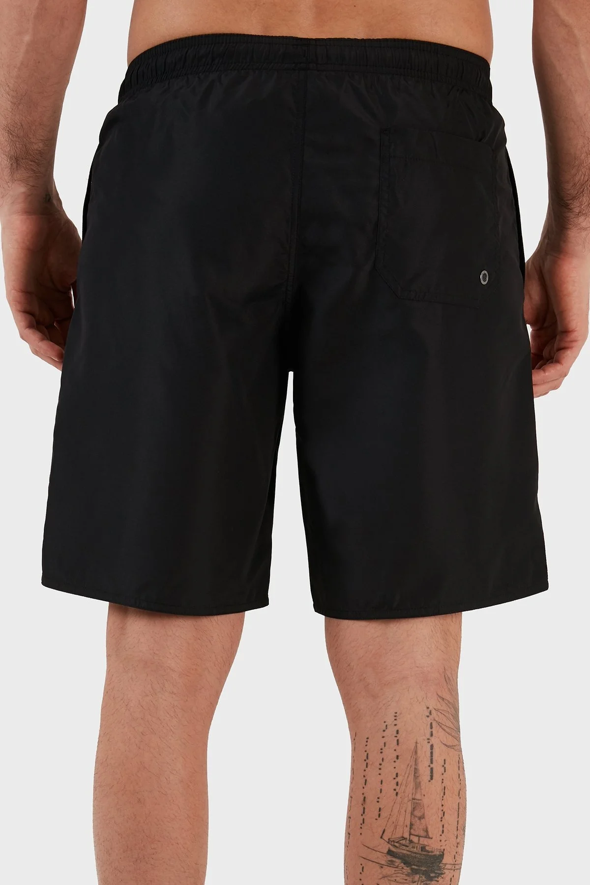 Emporio Armani Regular Fit Cepli Erkek Mayo Short 211753 3R443 00020 SİYAH - 5