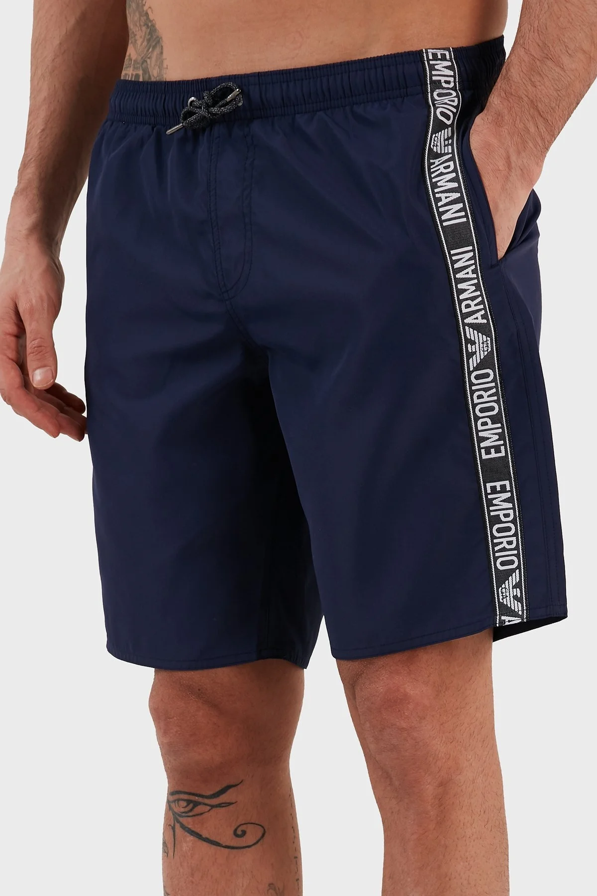 Emporio Armani Regular Fit Cepli Erkek Mayo Short 211753 3R443 48336 LACİVERT - 3