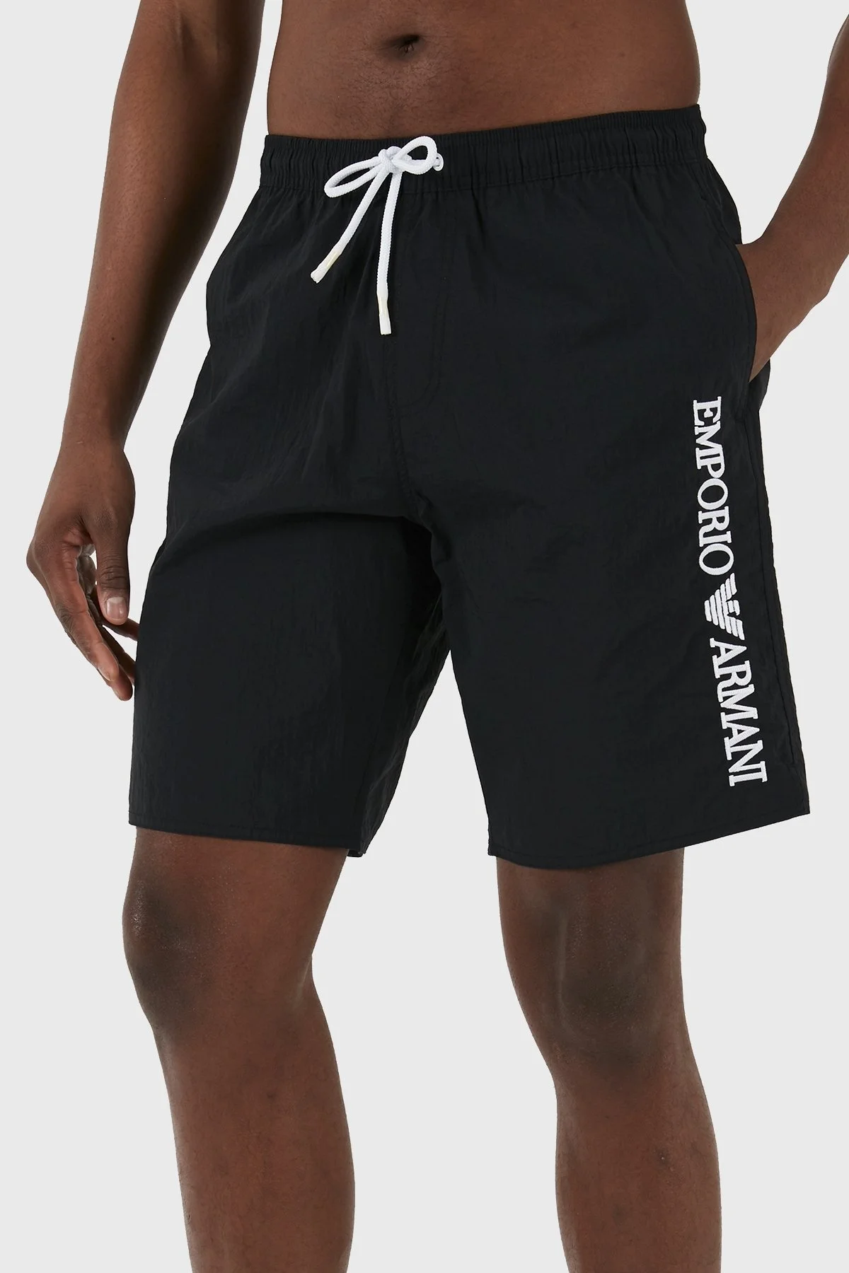 Emporio Armani Regular Fit Cepli Erkek Mayo Short 211753 4R422 00020 SİYAH - 2