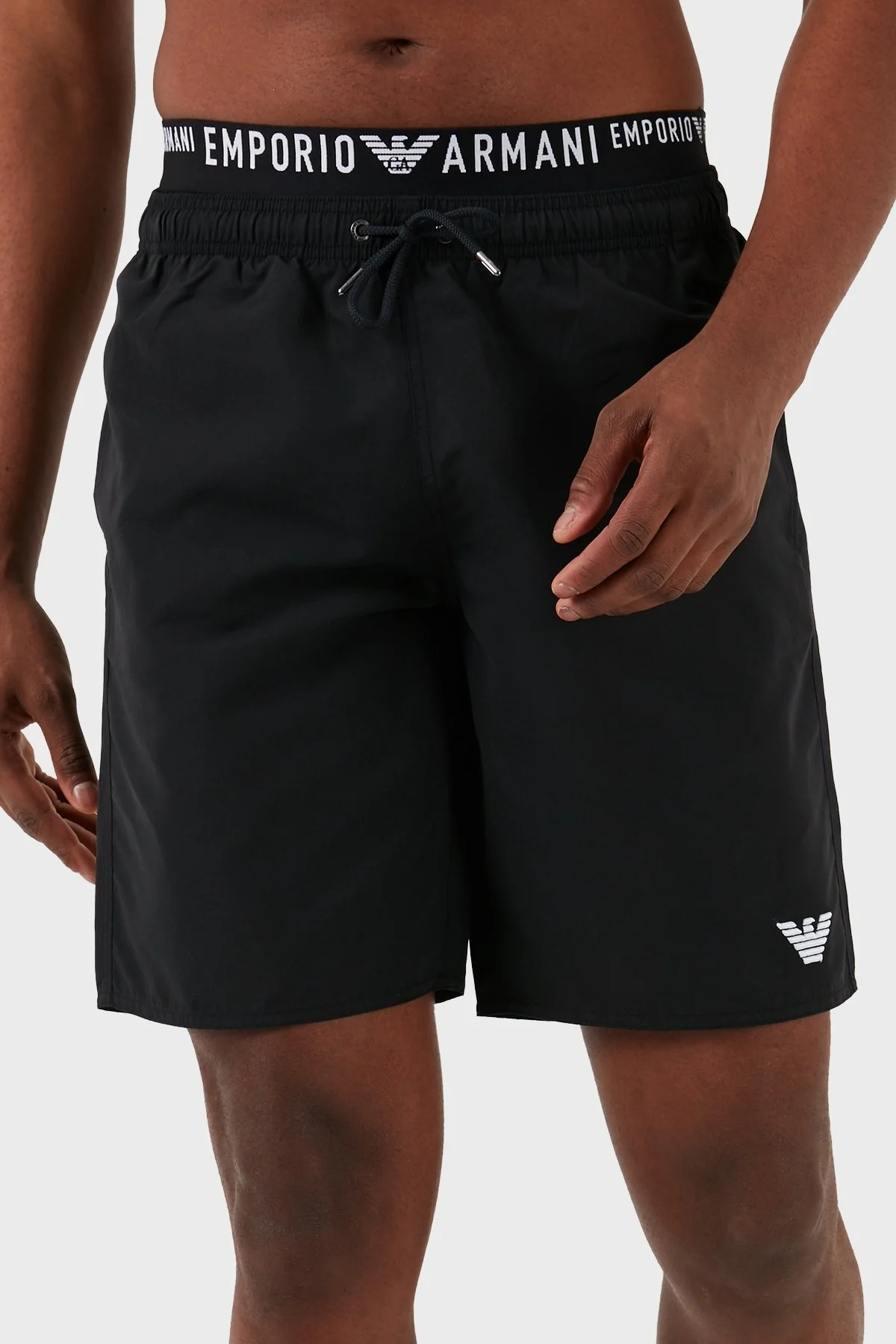 Emporio Armani Regular Fit Cepli Erkek Mayo Short 211753 4R432 00020 SİYAH - 3