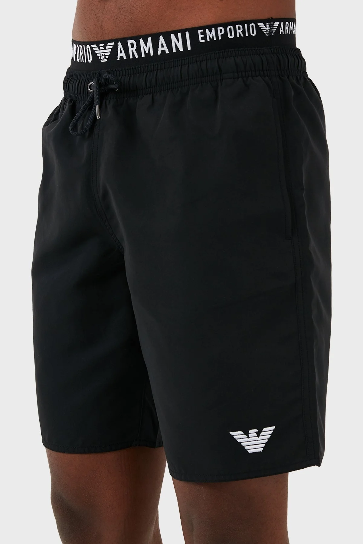 Emporio Armani Regular Fit Cepli Erkek Mayo Short 211753 4R432 00020 SİYAH - 5