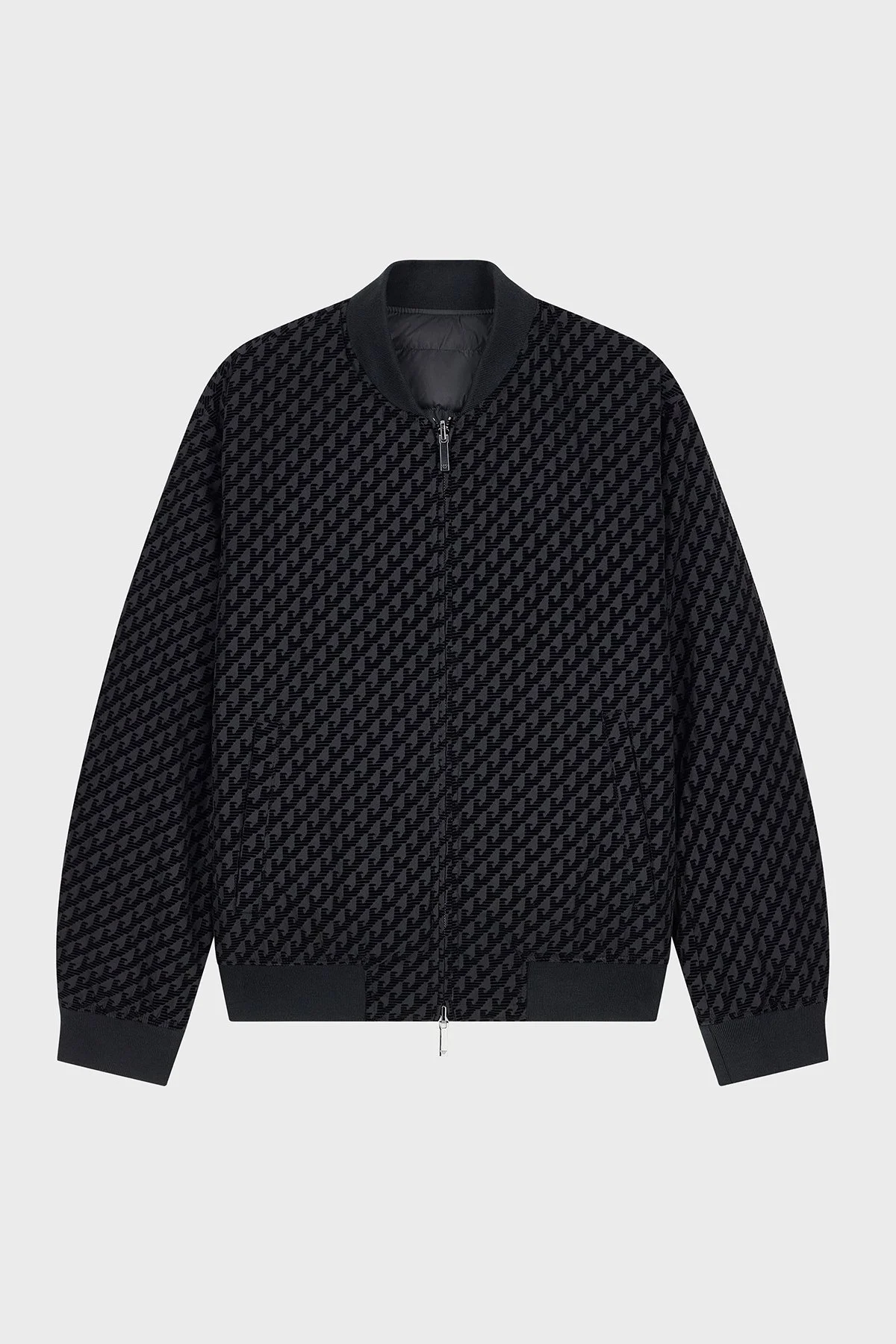 Emporio Armani Regular Fit Çift Taraflı Kuş Tüyü Dolgulu Şişme Erkek Mont EM006731 AF19870 FC043 Siyah-beyaz - 1