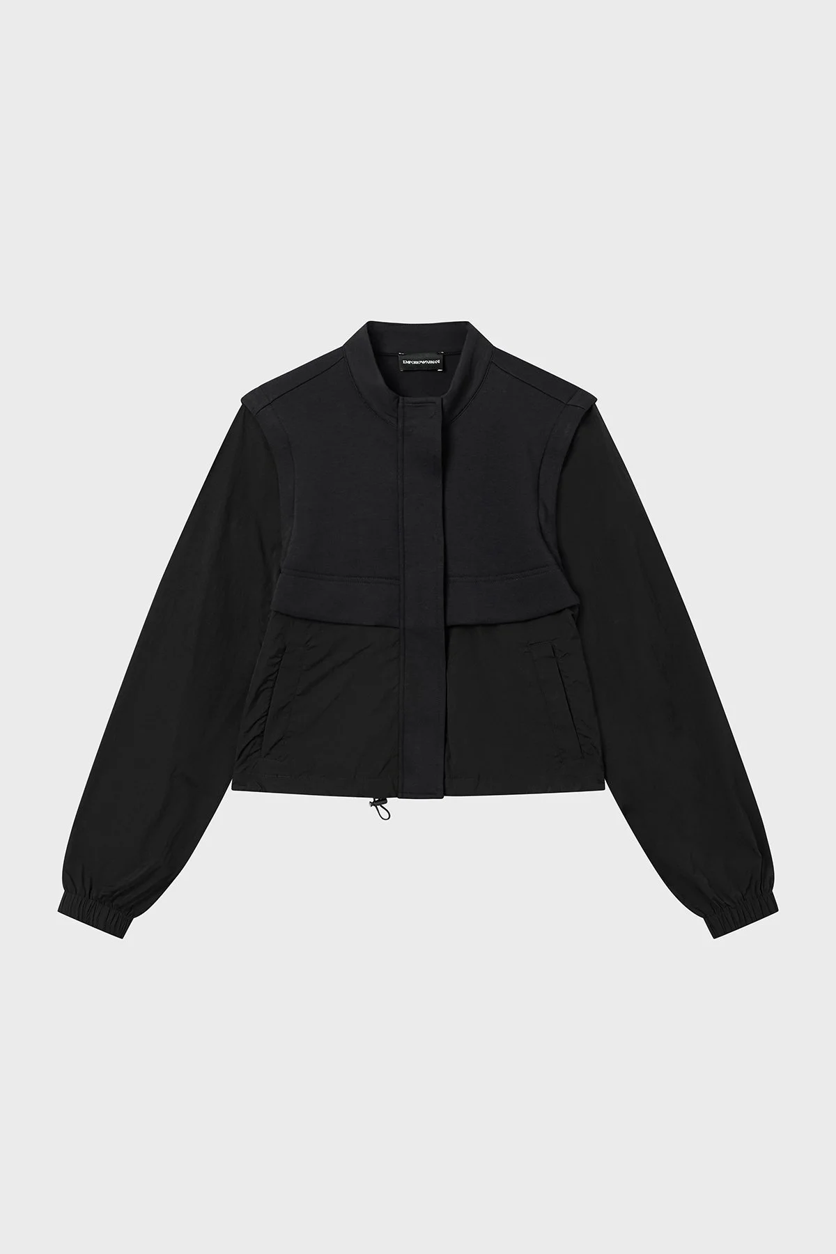 Emporio Armani Regular Fit Çıkarılabilir Kol Detaylı Bayan Mont EW003176 AF10002 UC001 SİYAH - 5