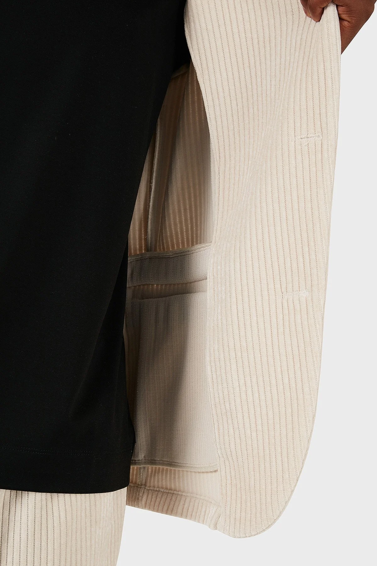 Emporio Armani Regular Fit Dik Yaka Erkek Ceket 6D1G6P 1JHNZ 0135 KREM - 6