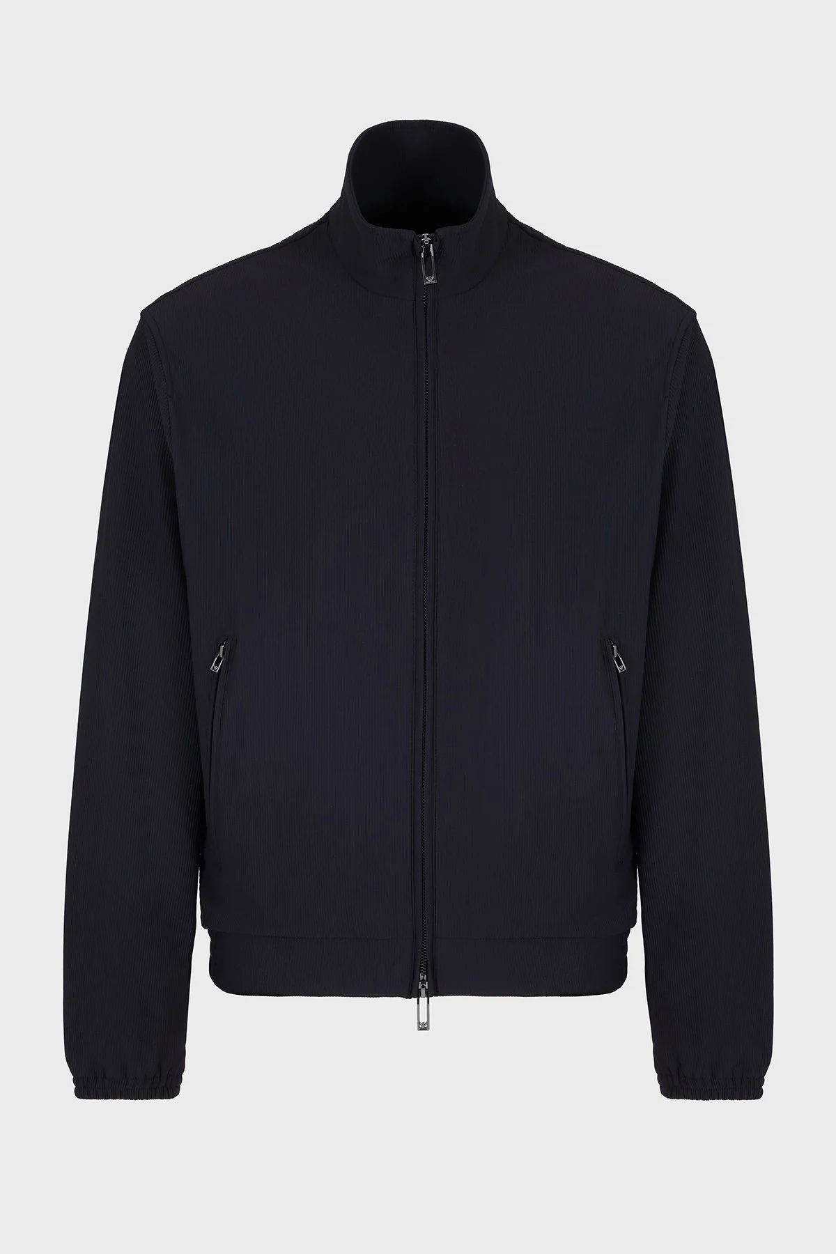 Emporio Armani Regular Fit Dik Yaka Fitilli Erkek Ceket EM001364 AF14076 UC001 SİYAH - 5