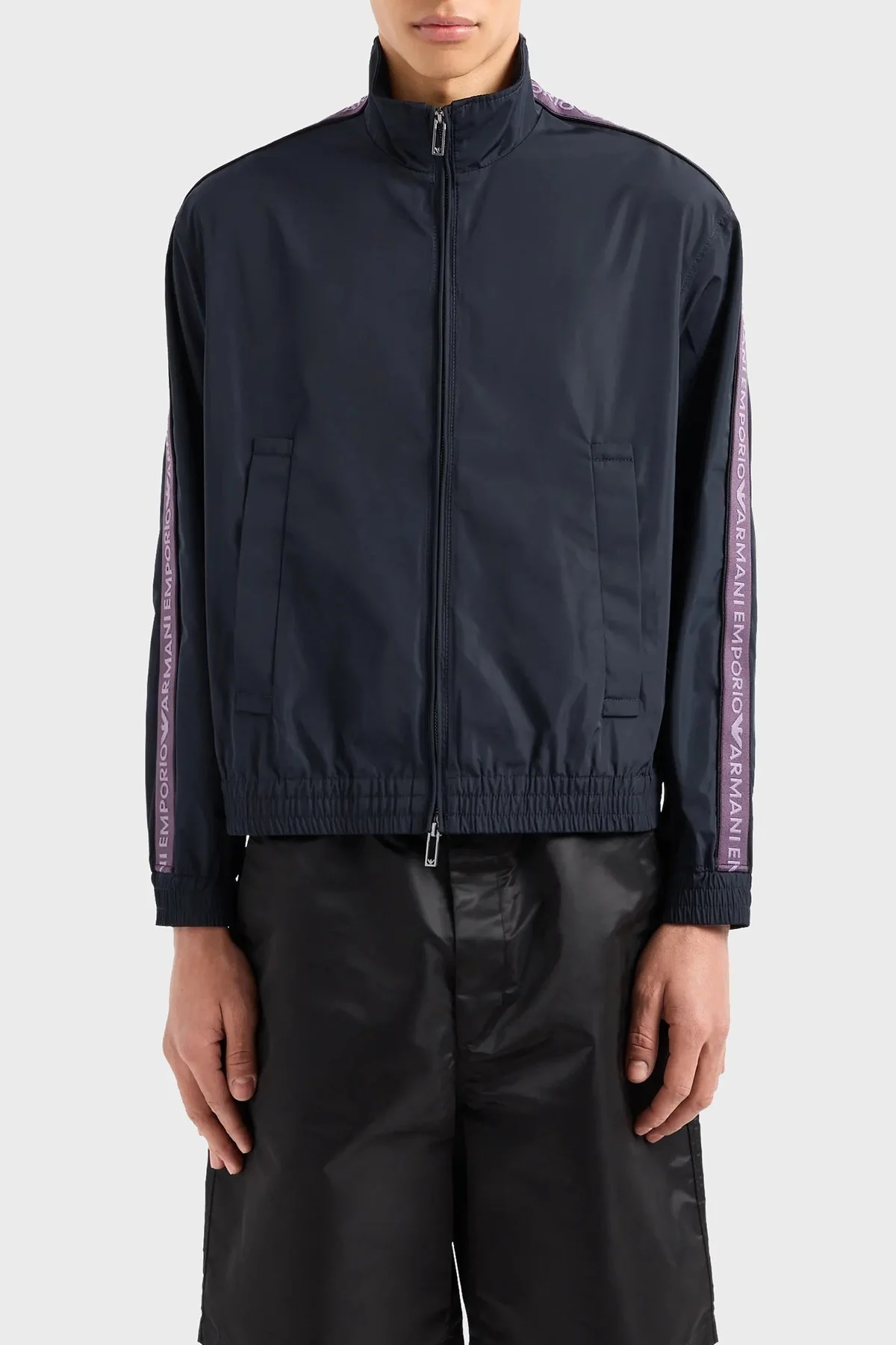 Emporio Armani Regular Fit Dik Yaka Mevsimlik Erkek Mont 3D1BH0 1NMPZ 0920 LACİVERT - 1