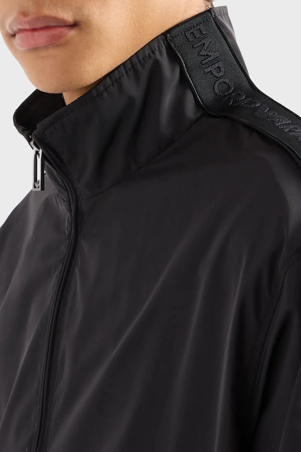 Emporio Armani Regular Fit Dik Yaka Mevsimlik Erkek Mont 3D1BH0 1NMPZ 0999 SİYAH - 9