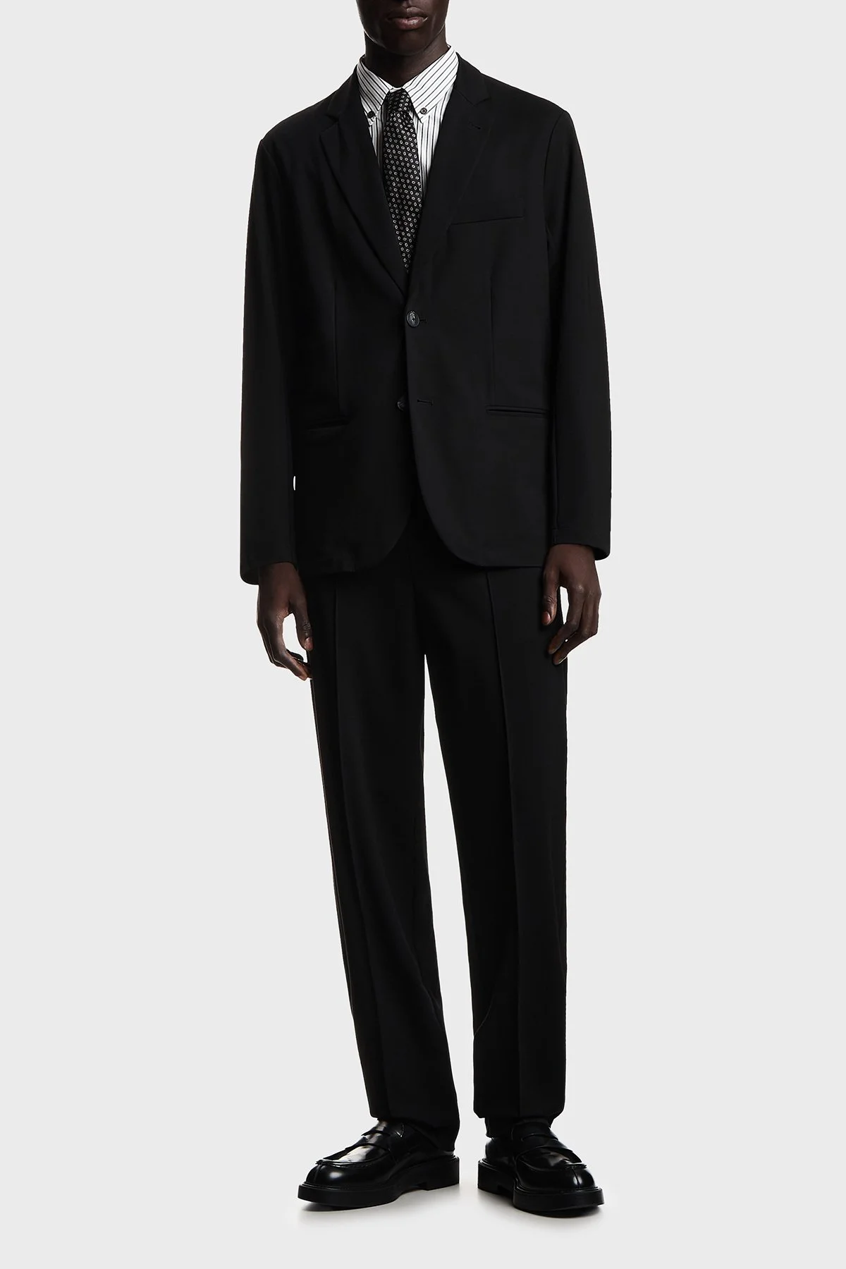 Emporio Armani Regular Fit Düğmeli Erkek Ceket EM004530 AF22865 UC001 SİYAH - 2