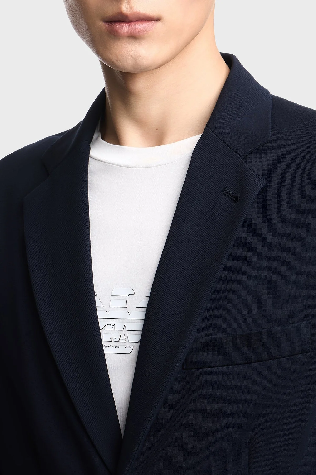 Emporio Armani Regular Fit Düğmneli Erkek Ceket EM004530 AF22865 UB118 LACİVERT - 5