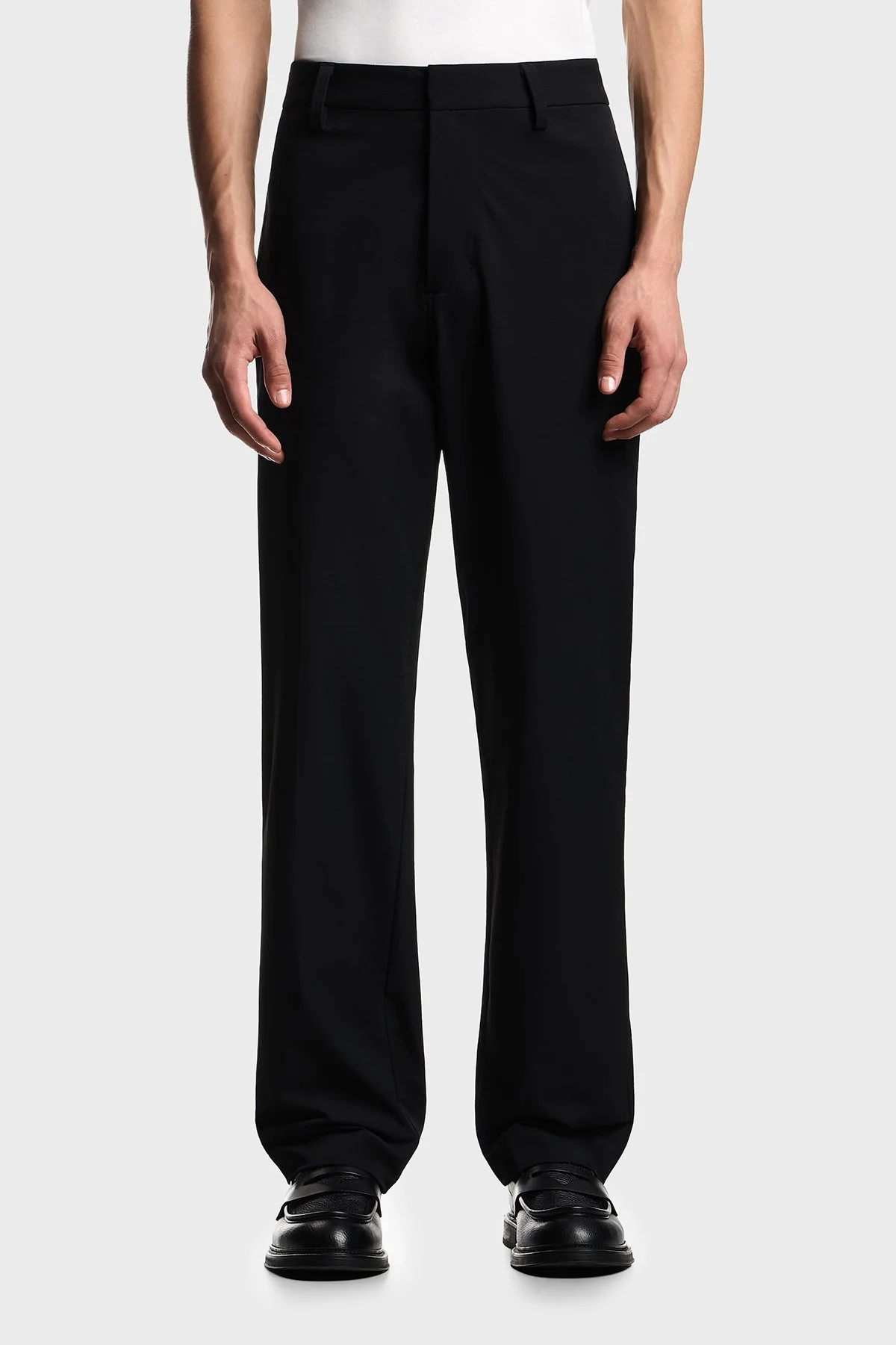 Emporio Armani Regular Fit Düz Paça Erkek Pantolon EM003660 AF18502 UC001 Siyah - 1