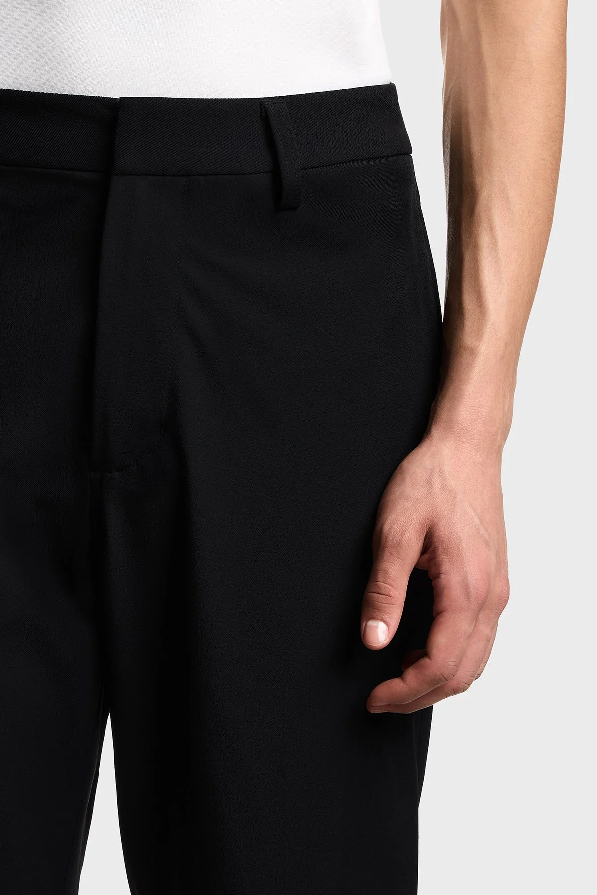 Emporio Armani Regular Fit Düz Paça Erkek Pantolon EM003660 AF18502 UC001 Siyah - 4