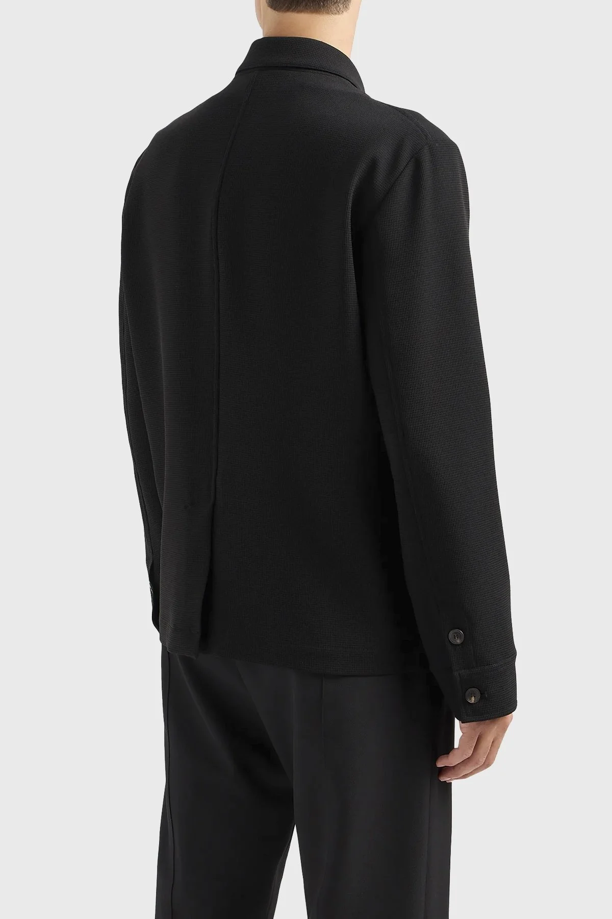 Emporio Armani Regular Fit Fermuarlı Erkek Ceket E31G16 F1433 999 SİYAH - 8