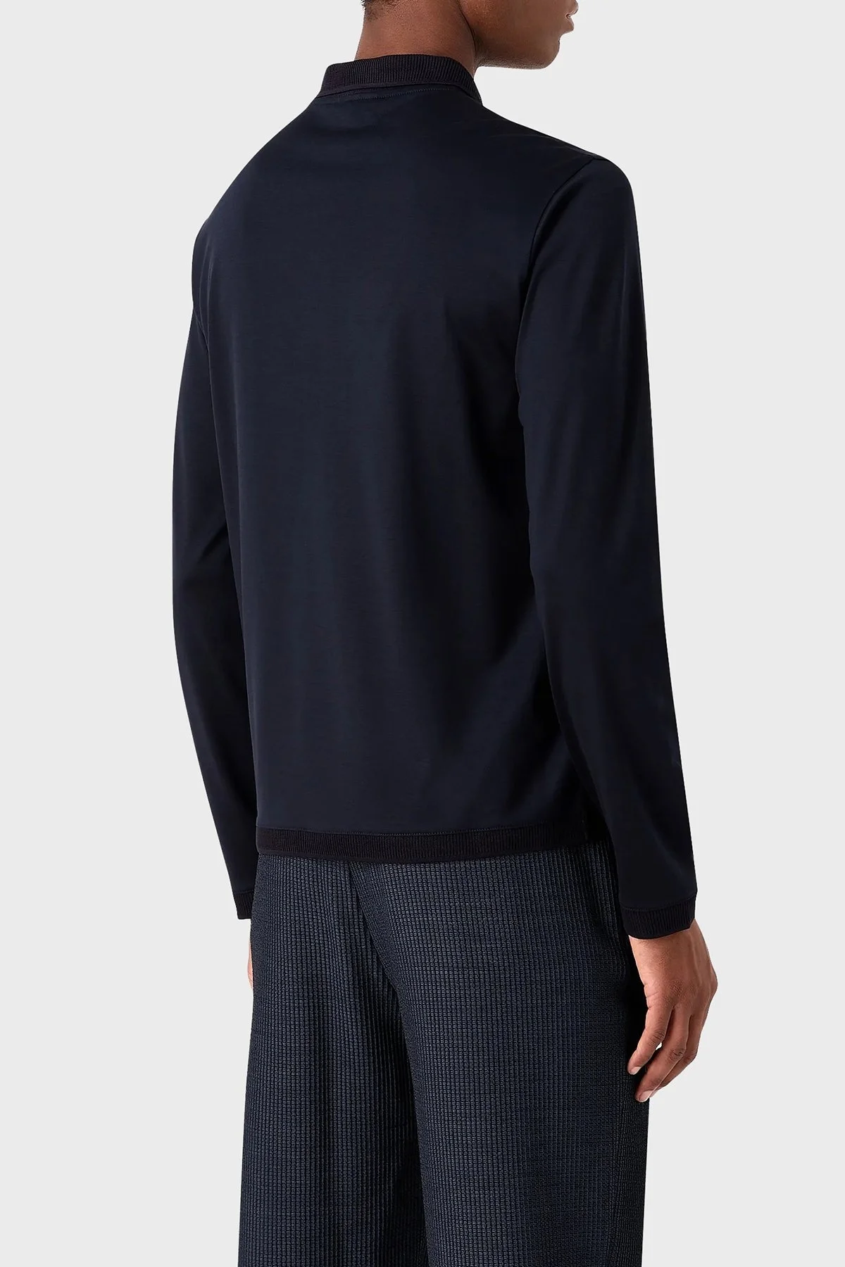 Emporio Armani Regular Fit Fermuarlı Erkek Polo Yaka T Shirt 6R1F85 1JUVZ 0920 LACİVERT - 2