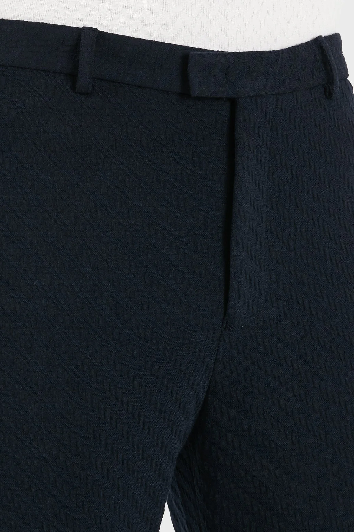 Emporio Armani Regular Fit Fit Normal Bel Düz Paça Erkek Pantolon EM000158 TE22963 MB036 Lacivert - 6