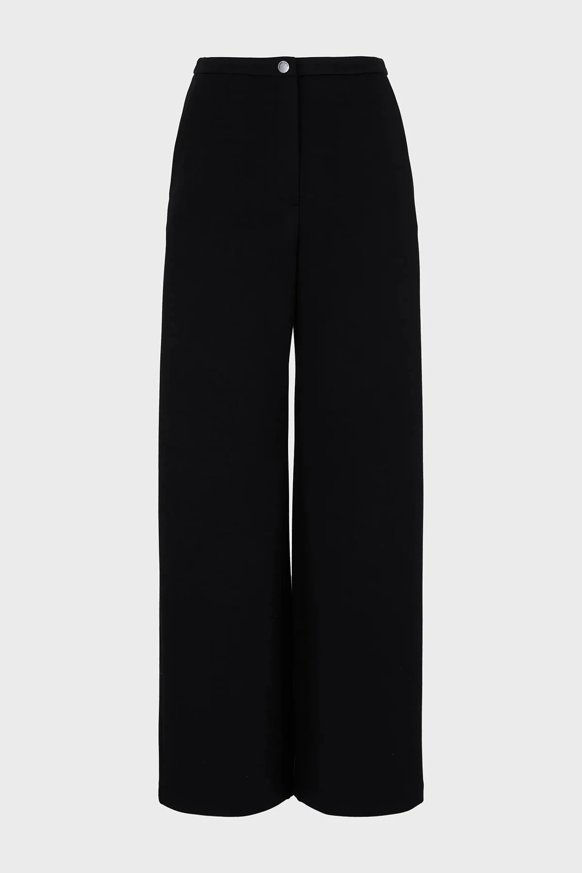 Emporio Armani Regular Fit Geniş Paça Scuba Bayan Pantolon 3D2P6D 2JZYZ 0999 SİYAH - 5