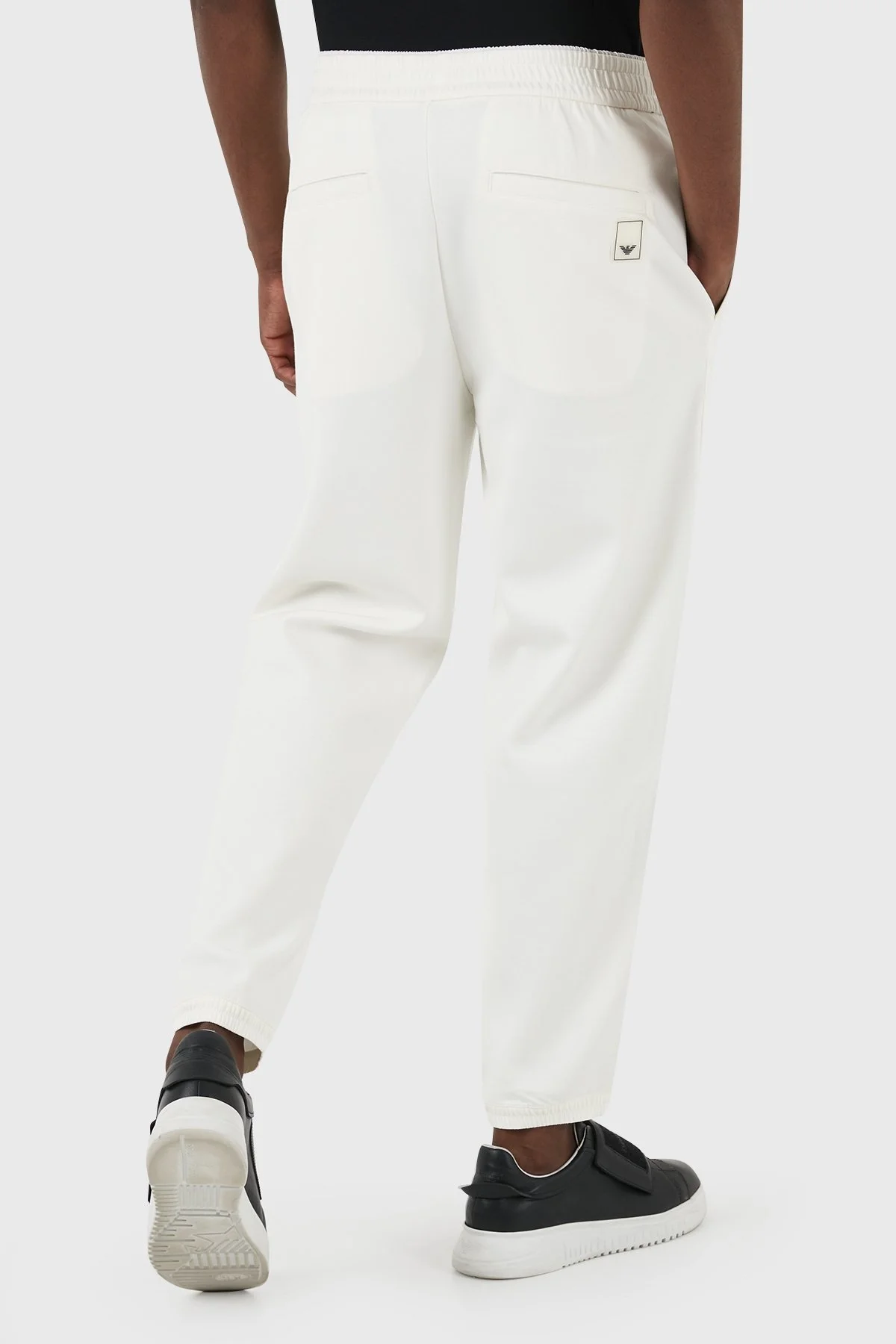 Emporio Armani Regular Fit Jogger Spor Erkek Pantolon EM000084 AF10103 U1105 EKRU - 12