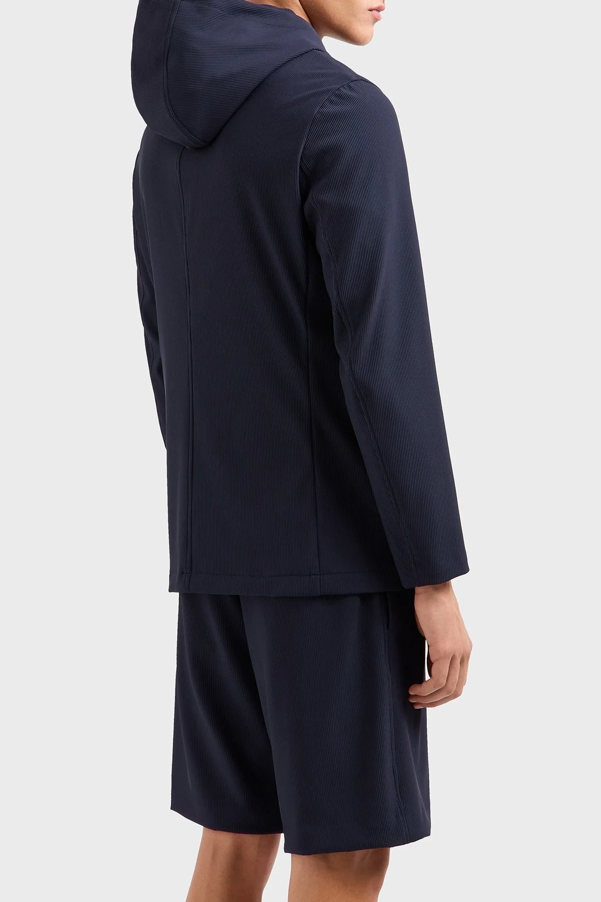 Emporio Armani Regular Fit Kapüşonlu Çıkarılabilir İç Panelli Erkek Ceket EM001506 AF14076 UB118 LACİVERT - 3