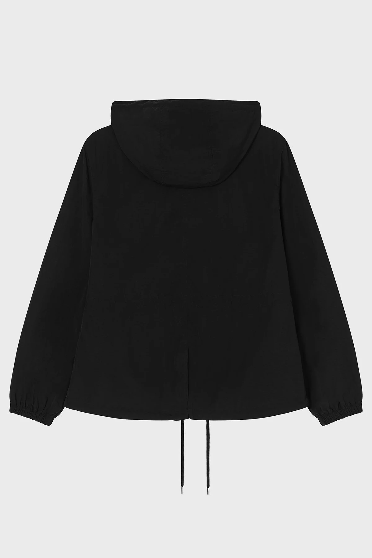 Emporio Armani Regular Fit Kapüşonlu Çıtçıt Düğme ve Fermuarlı Bayan Mont EW003911 AF22803 UC001 SİYAH - 3